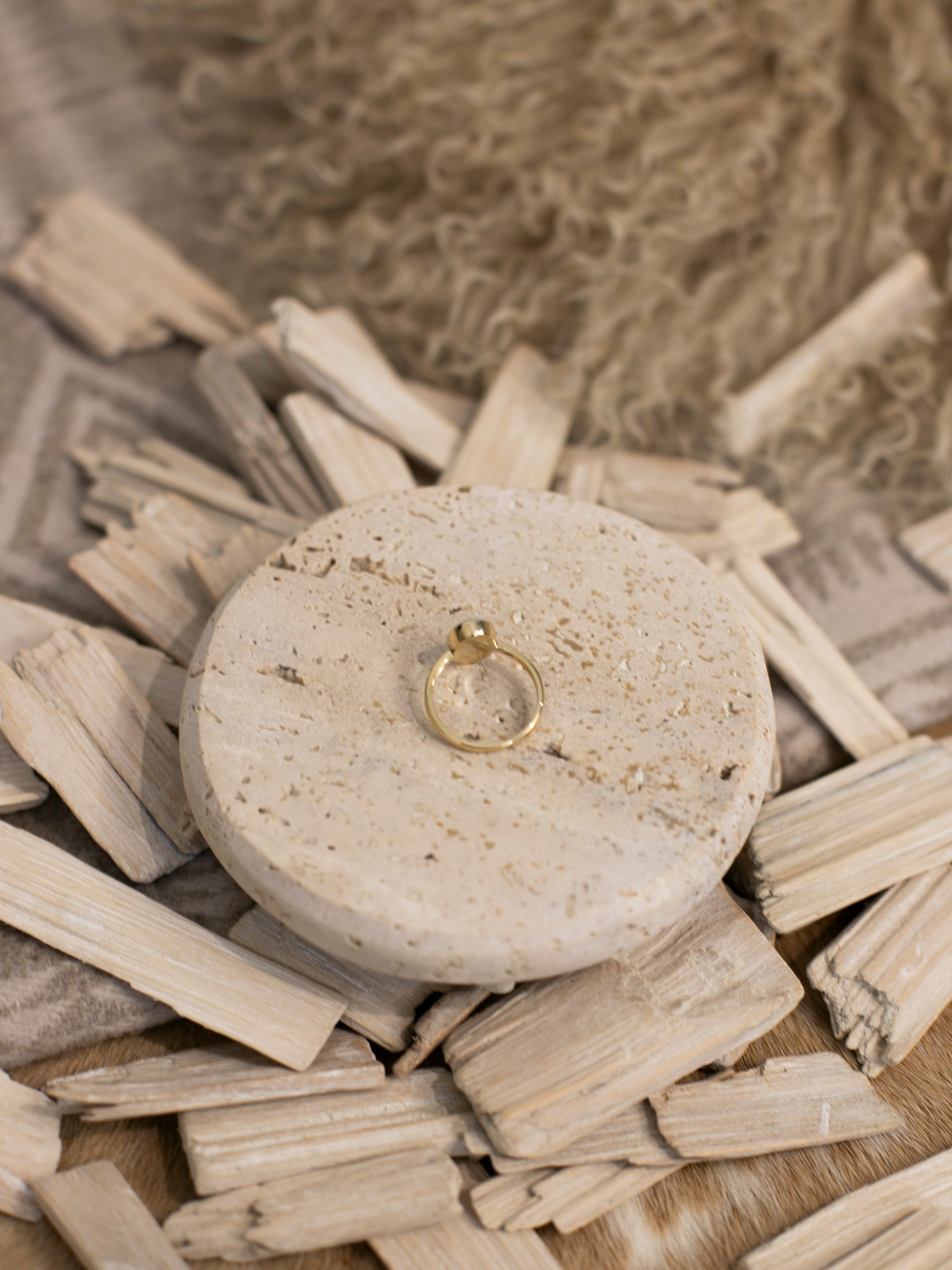 The Bordeaux 14k and Turquoise Ring 2, Sz 7-Rings-Calli Co., Turquoise and Silver Jewelry, Native American Handmade, Zuni Tribe, Navajo Tribe, Brock Texas