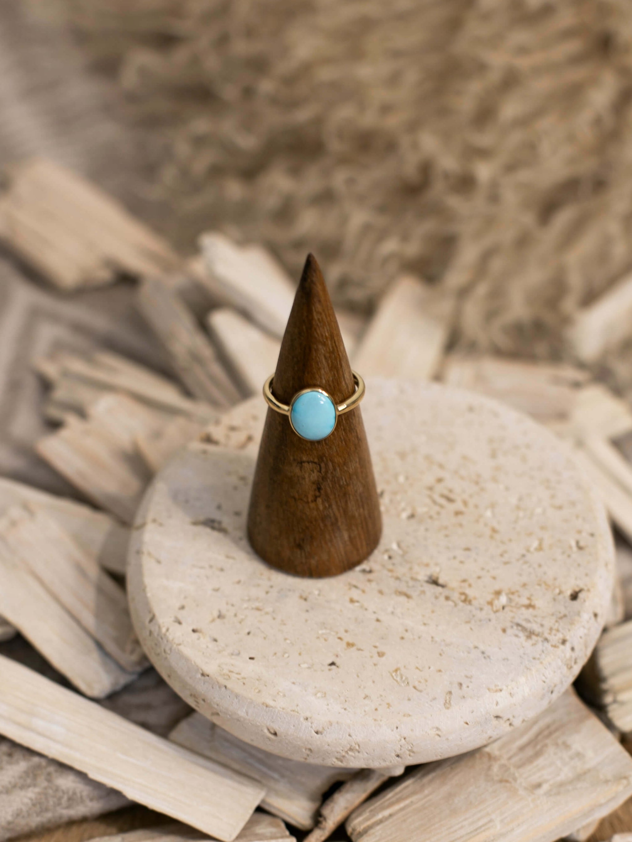 The Bordeaux 14k and Turquoise Ring 5, Sz 7-Rings-Calli Co., Turquoise and Silver Jewelry, Native American Handmade, Zuni Tribe, Navajo Tribe, Brock Texas