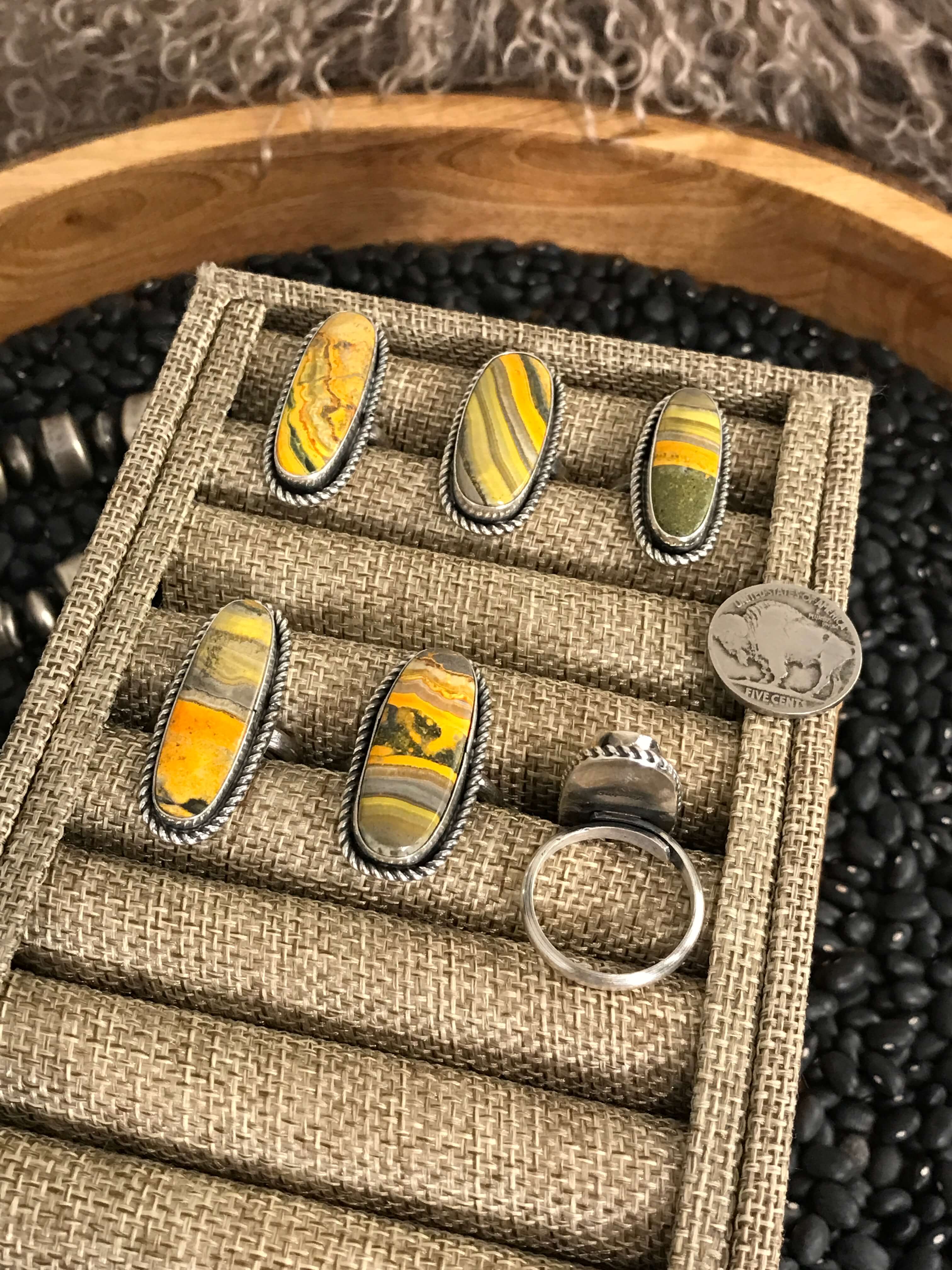 The Washakie Adjustable Rings-Rings-Calli Co., Turquoise and Silver Jewelry, Native American Handmade, Zuni Tribe, Navajo Tribe, Brock Texas