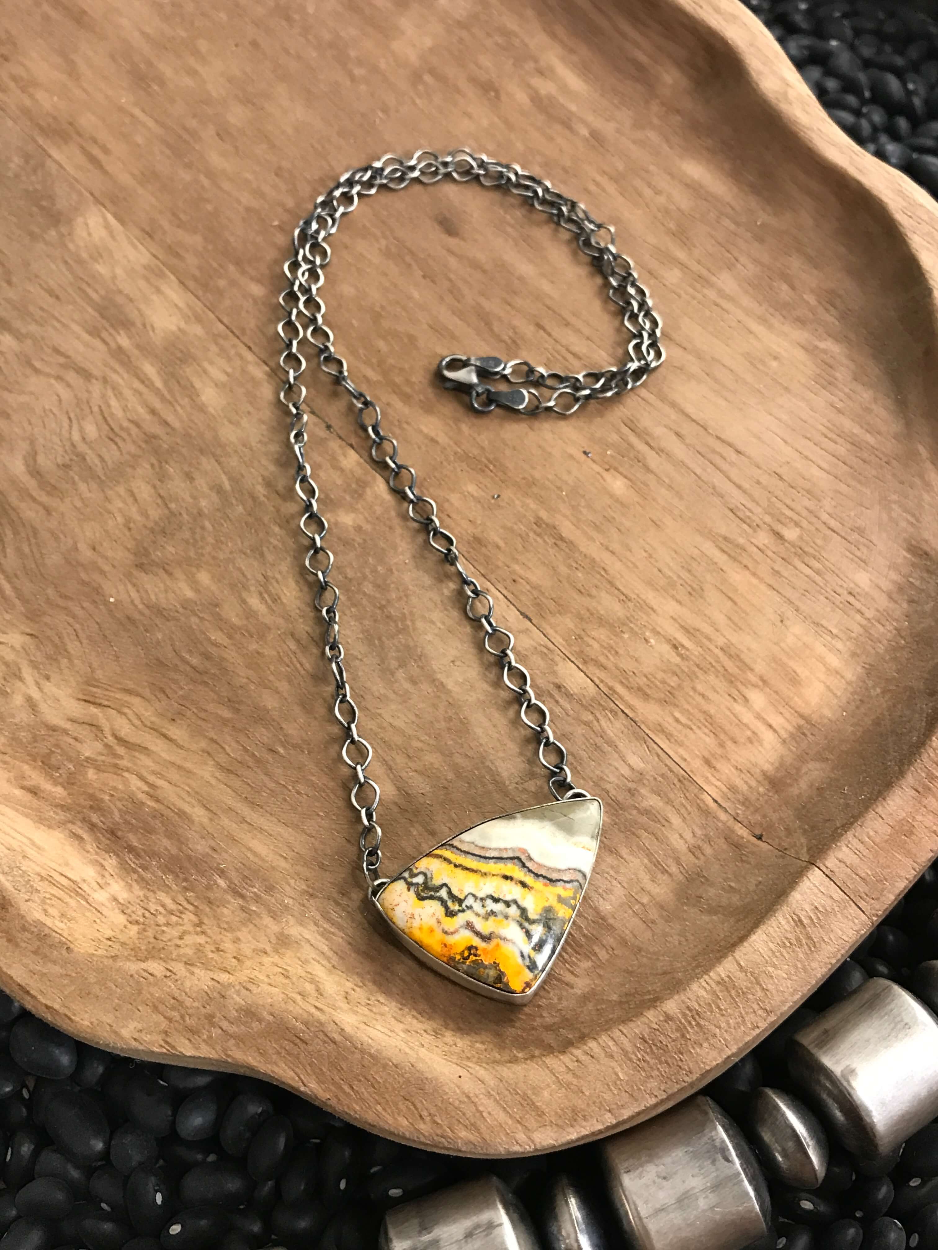 The Pendleton Necklace, 4-Necklaces-Calli Co., Turquoise and Silver Jewelry, Native American Handmade, Zuni Tribe, Navajo Tribe, Brock Texas