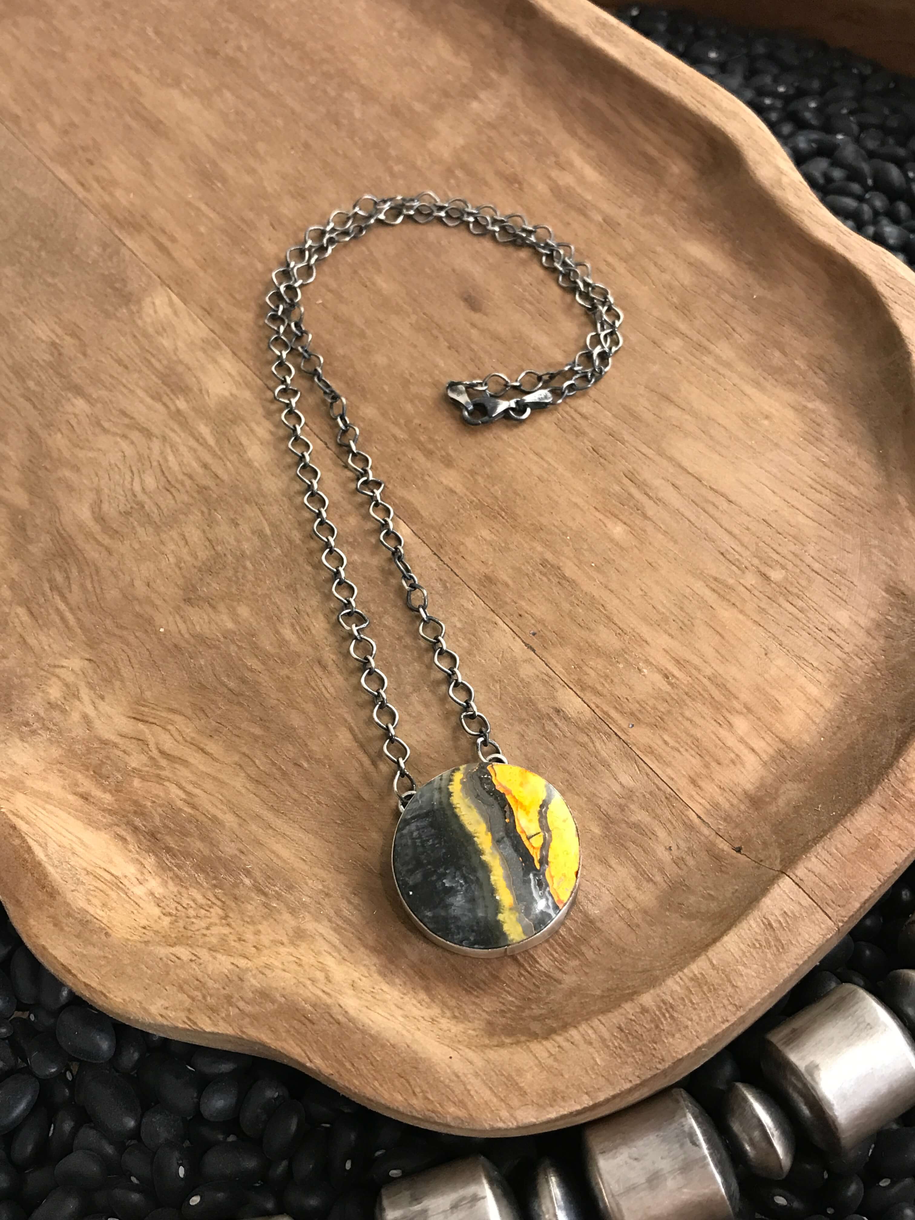 The Pendleton Necklace, 5-Necklaces-Calli Co., Turquoise and Silver Jewelry, Native American Handmade, Zuni Tribe, Navajo Tribe, Brock Texas