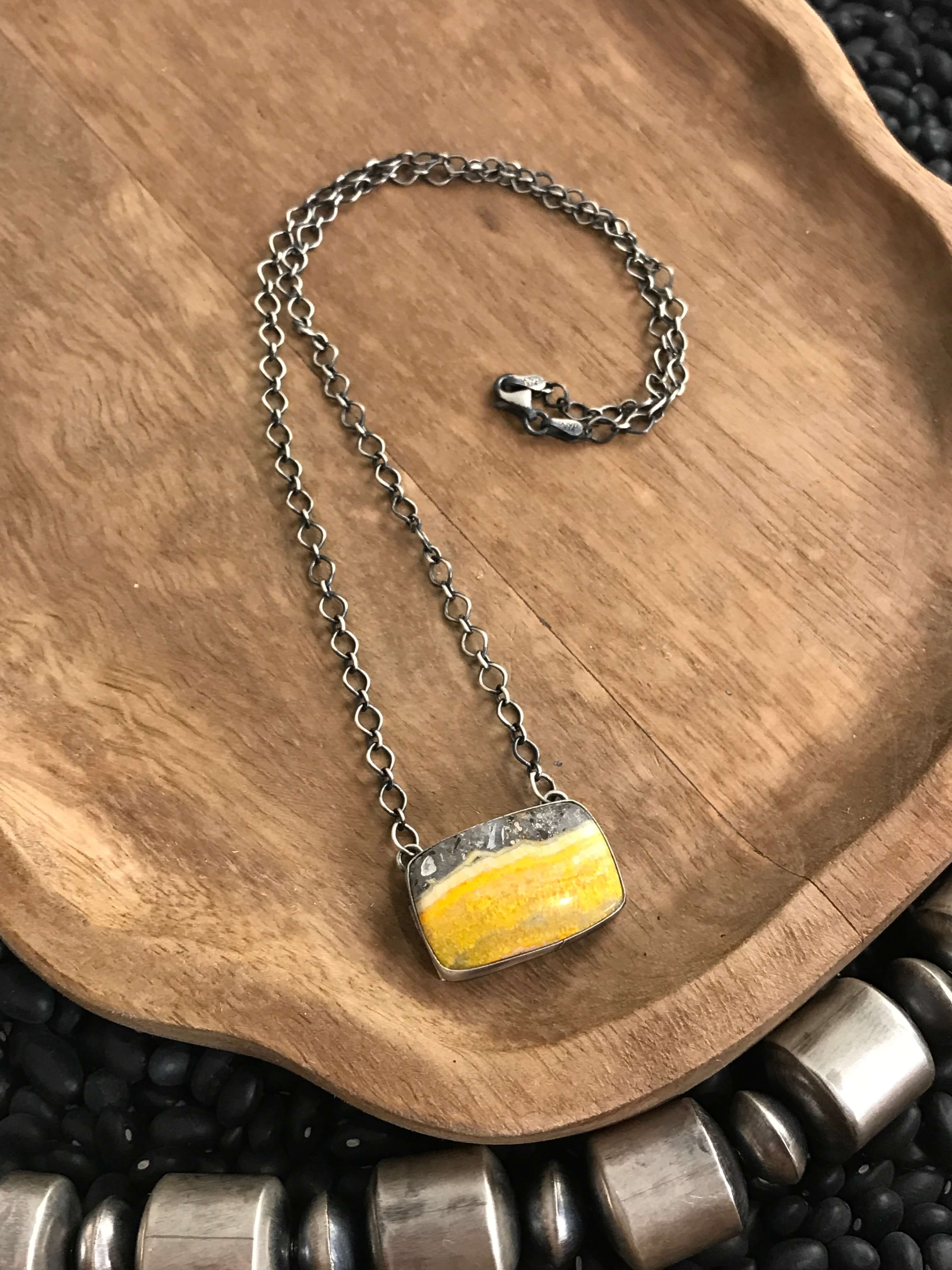 The Pendleton Necklace, 8-Necklaces-Calli Co., Turquoise and Silver Jewelry, Native American Handmade, Zuni Tribe, Navajo Tribe, Brock Texas