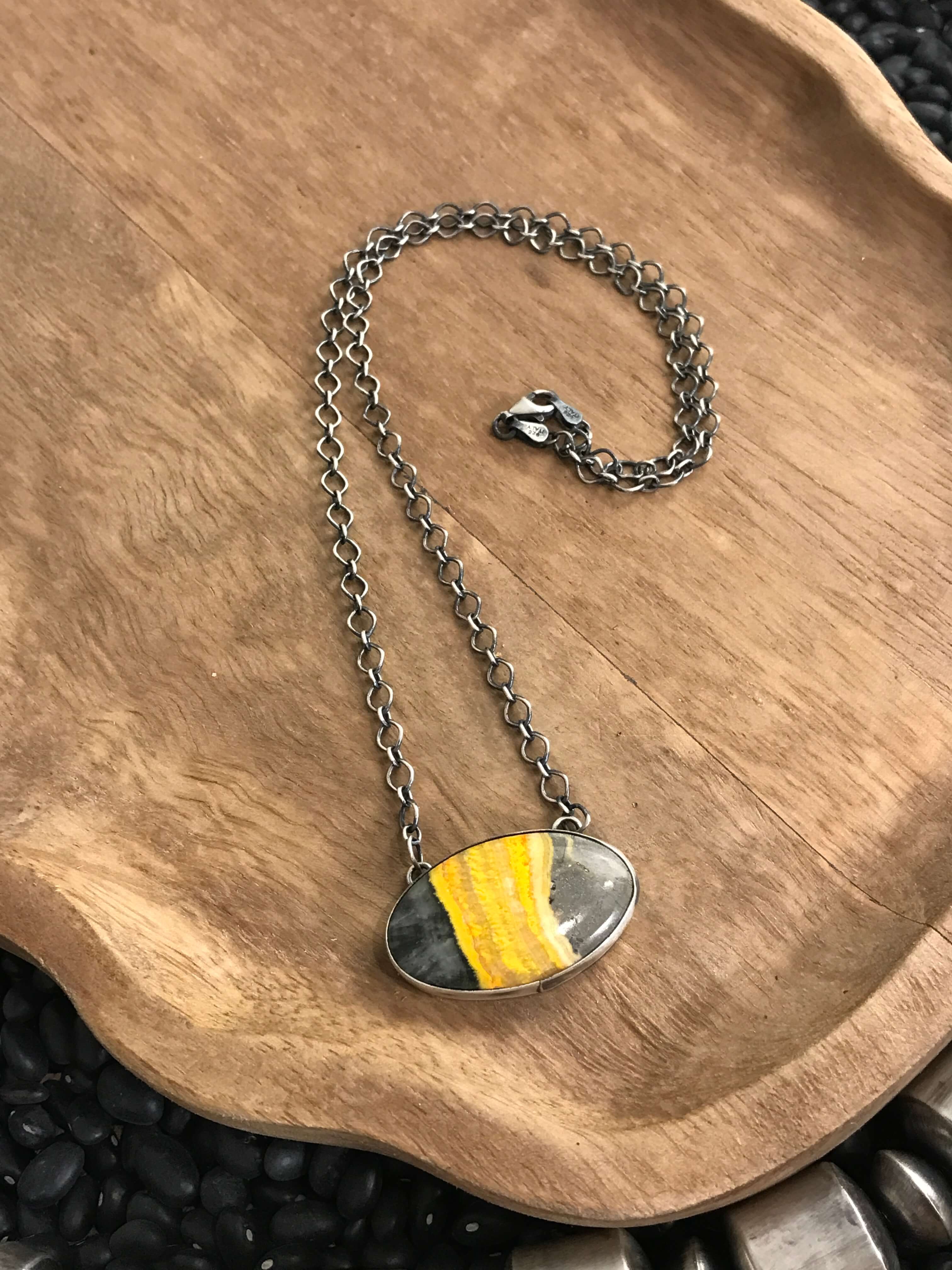 The Pendleton Necklace, 11-Necklaces-Calli Co., Turquoise and Silver Jewelry, Native American Handmade, Zuni Tribe, Navajo Tribe, Brock Texas