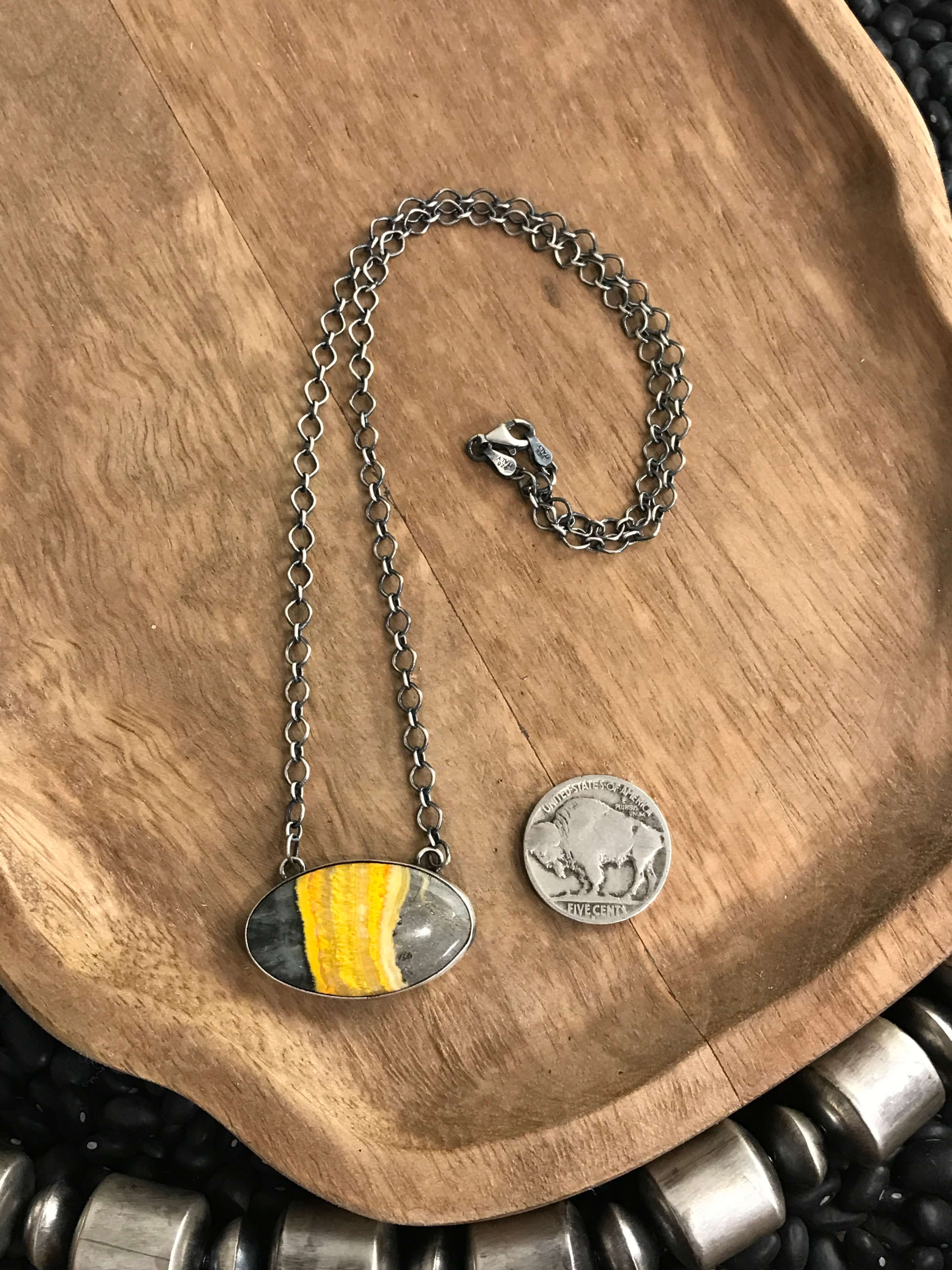 The Pendleton Necklace, 11-Necklaces-Calli Co., Turquoise and Silver Jewelry, Native American Handmade, Zuni Tribe, Navajo Tribe, Brock Texas