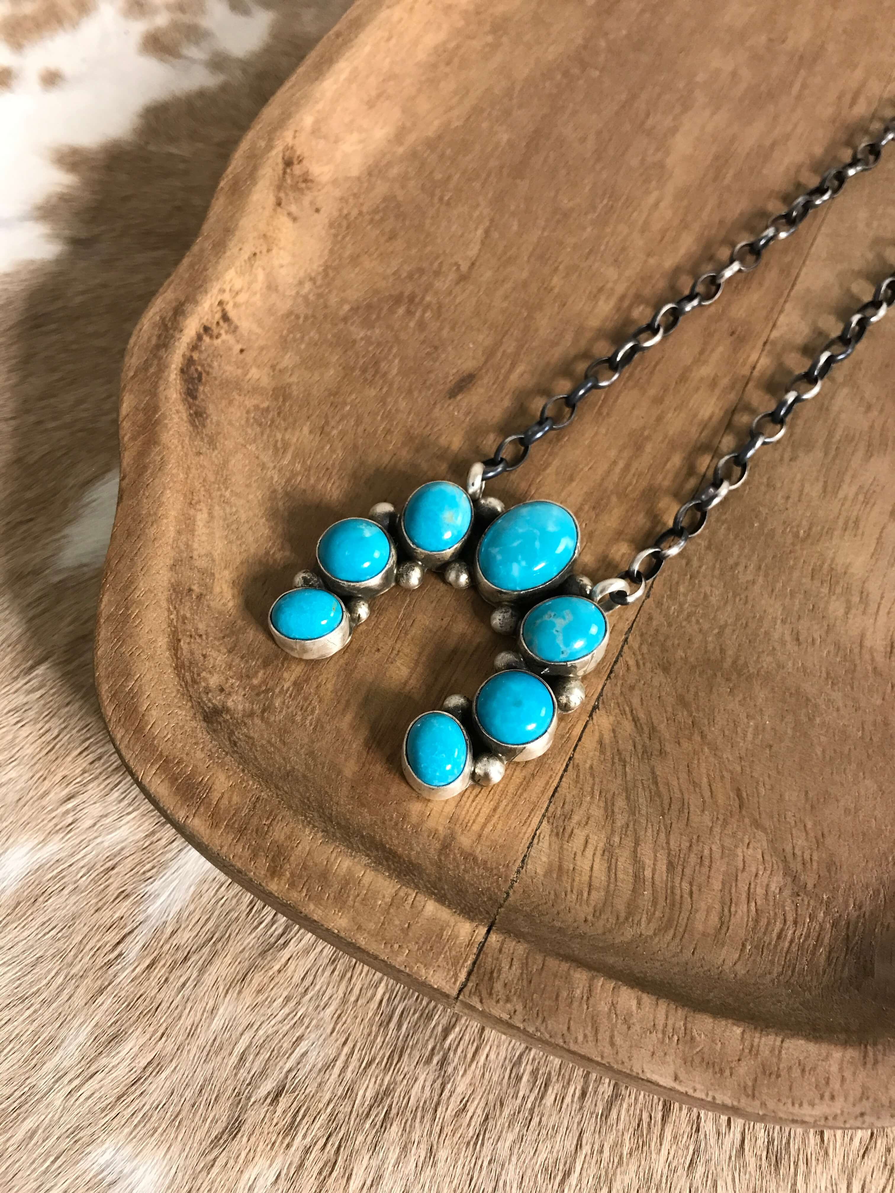 The Naja Necklace, 5-Necklaces-Calli Co., Turquoise and Silver Jewelry, Native American Handmade, Zuni Tribe, Navajo Tribe, Brock Texas
