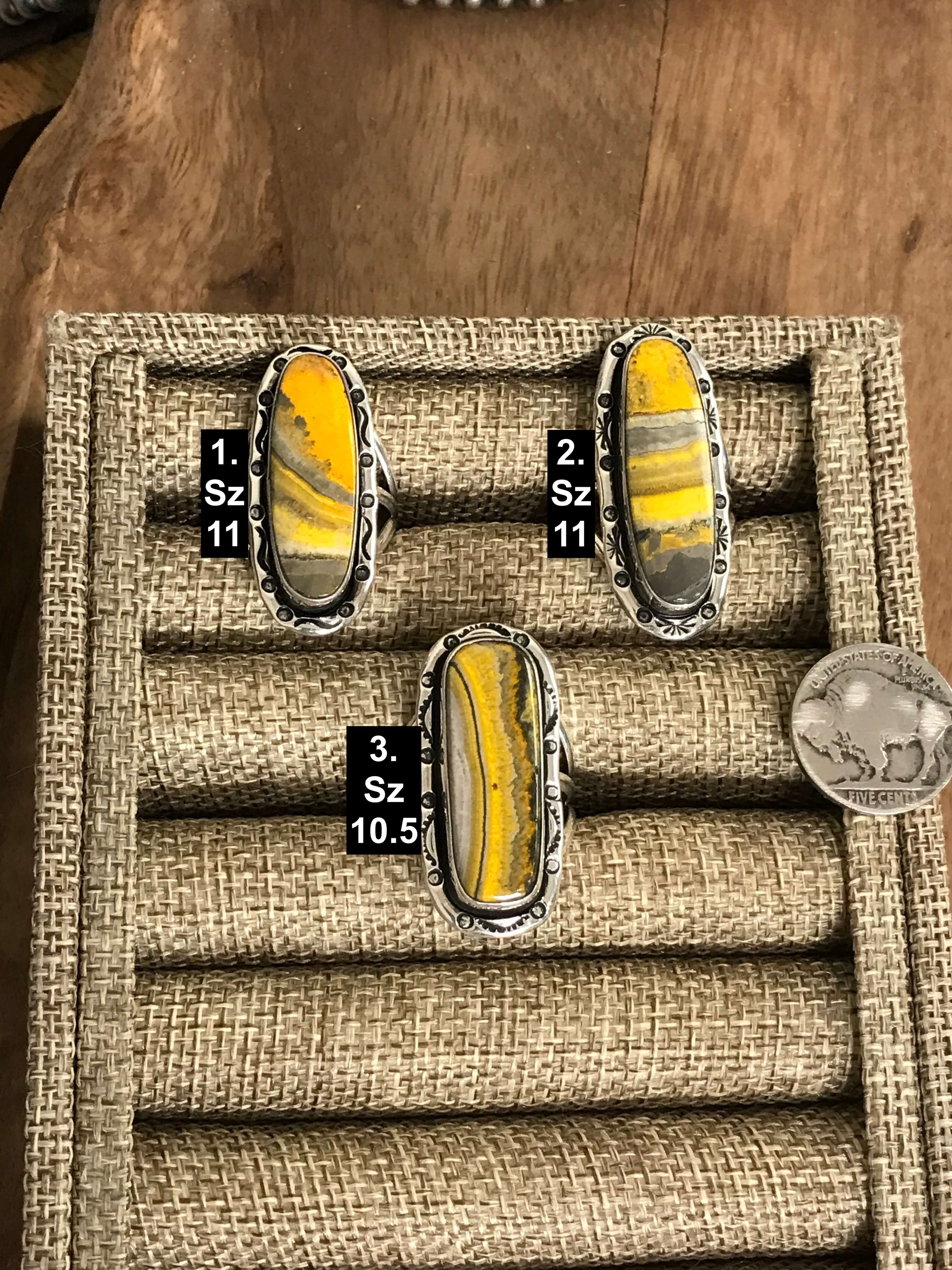 The Santa Rita Rings-Rings-Calli Co., Turquoise and Silver Jewelry, Native American Handmade, Zuni Tribe, Navajo Tribe, Brock Texas