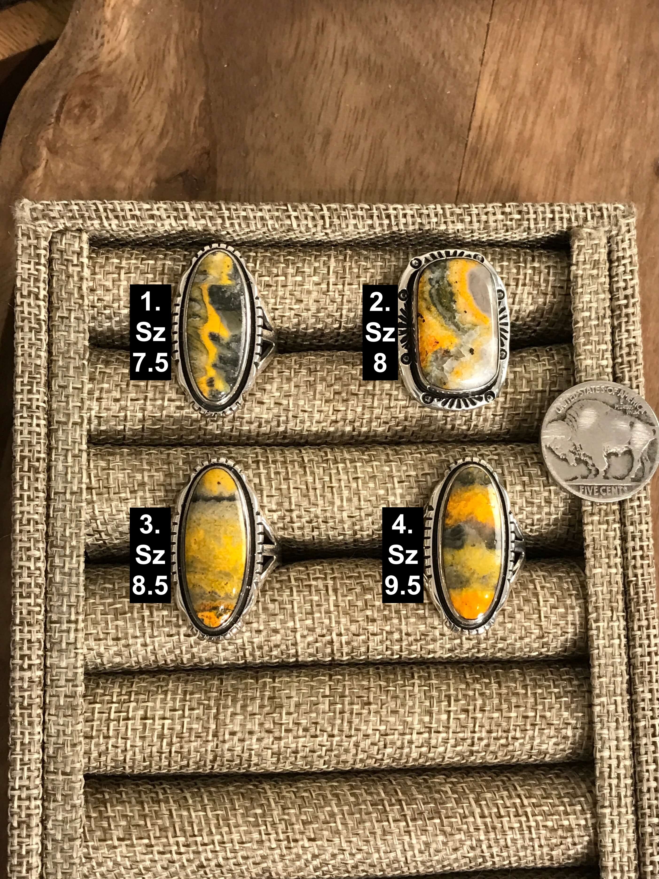 The Palouse Rings-Rings-Calli Co., Turquoise and Silver Jewelry, Native American Handmade, Zuni Tribe, Navajo Tribe, Brock Texas