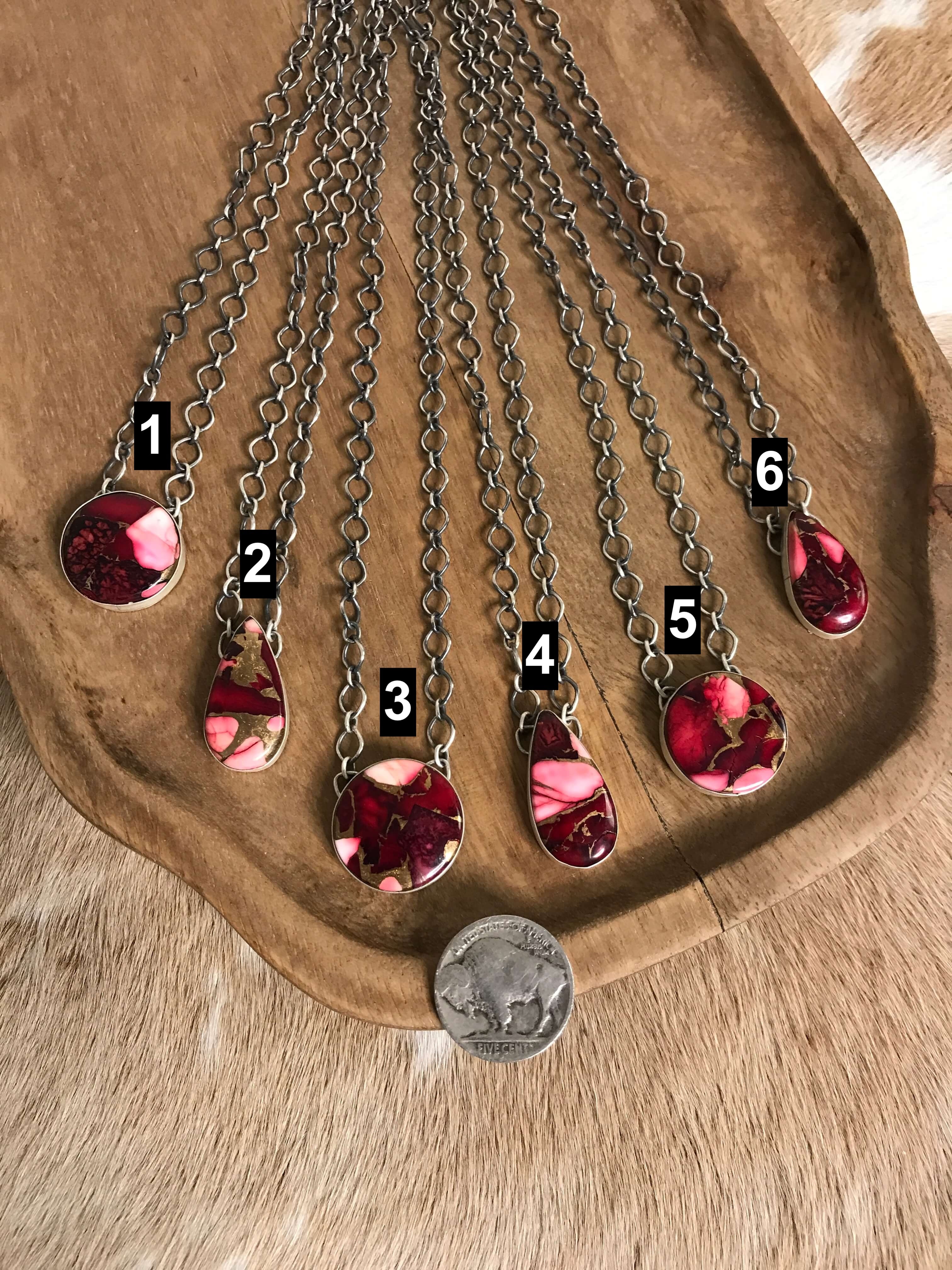 The Bianca Dahlia Rose Necklaces-Necklaces-Calli Co., Turquoise and Silver Jewelry, Native American Handmade, Zuni Tribe, Navajo Tribe, Brock Texas