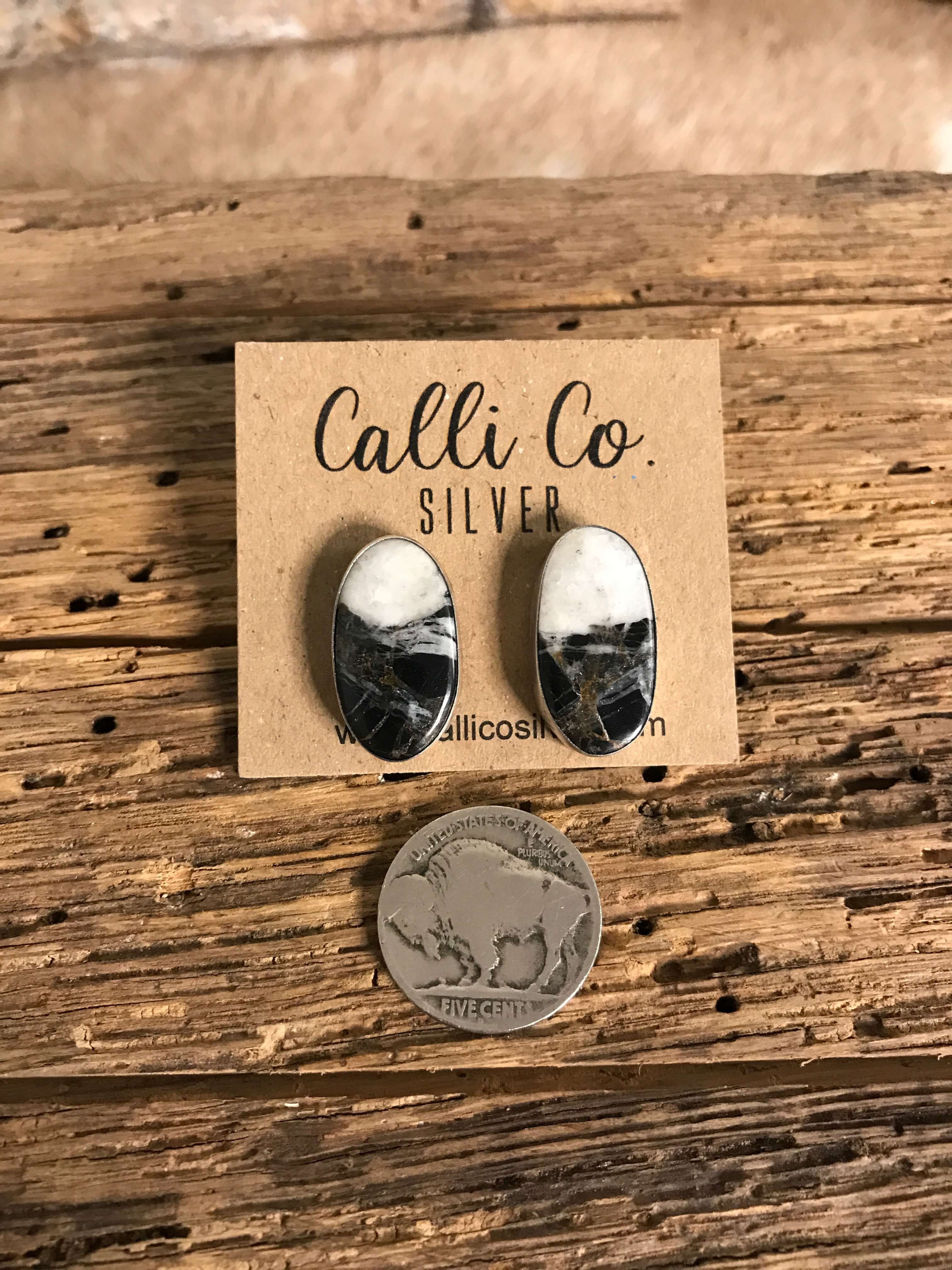 The Favorite Studs, 6-Earrings-Calli Co., Turquoise and Silver Jewelry, Native American Handmade, Zuni Tribe, Navajo Tribe, Brock Texas