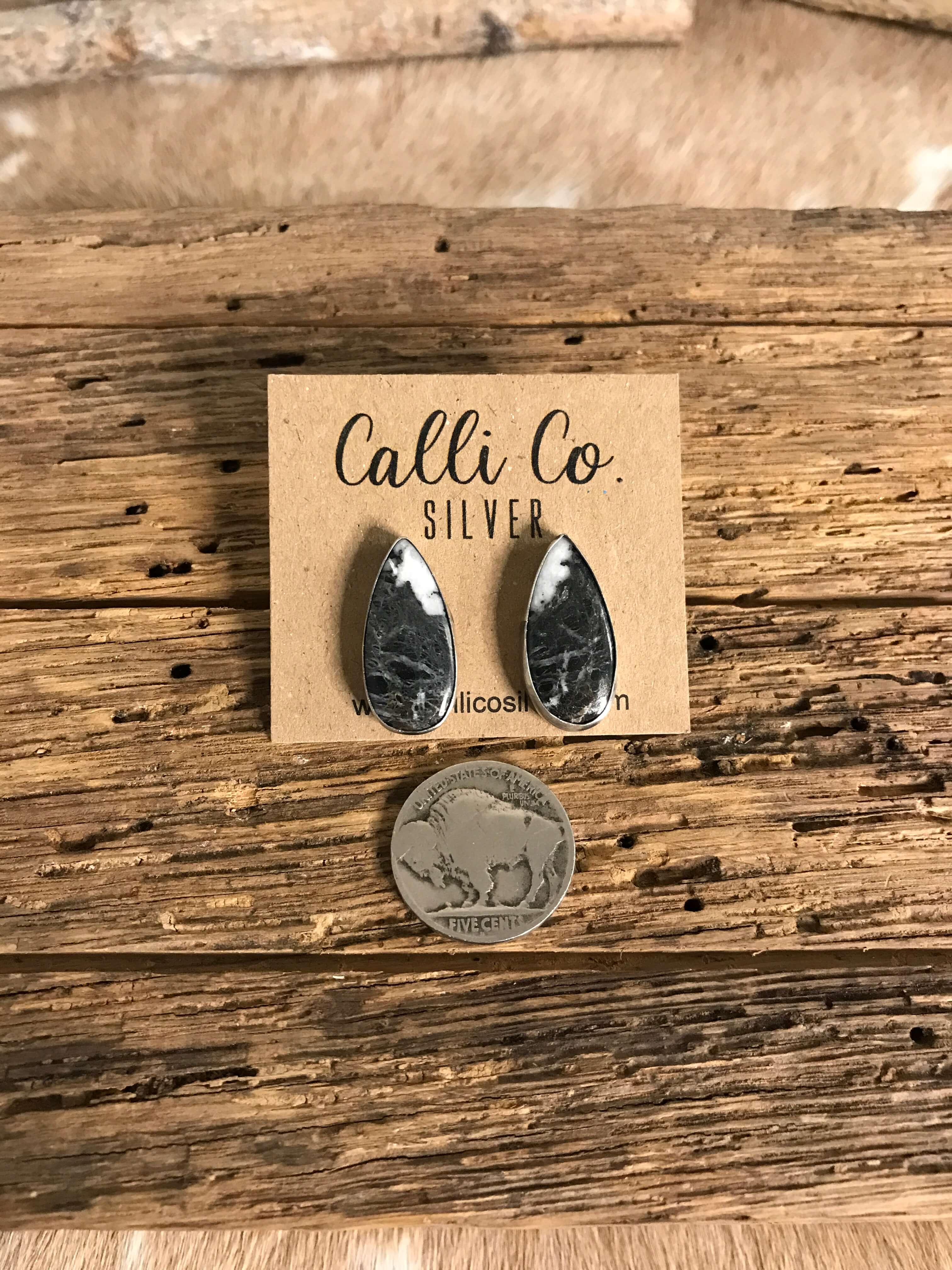 The Favorite Studs, 7-Earrings-Calli Co., Turquoise and Silver Jewelry, Native American Handmade, Zuni Tribe, Navajo Tribe, Brock Texas