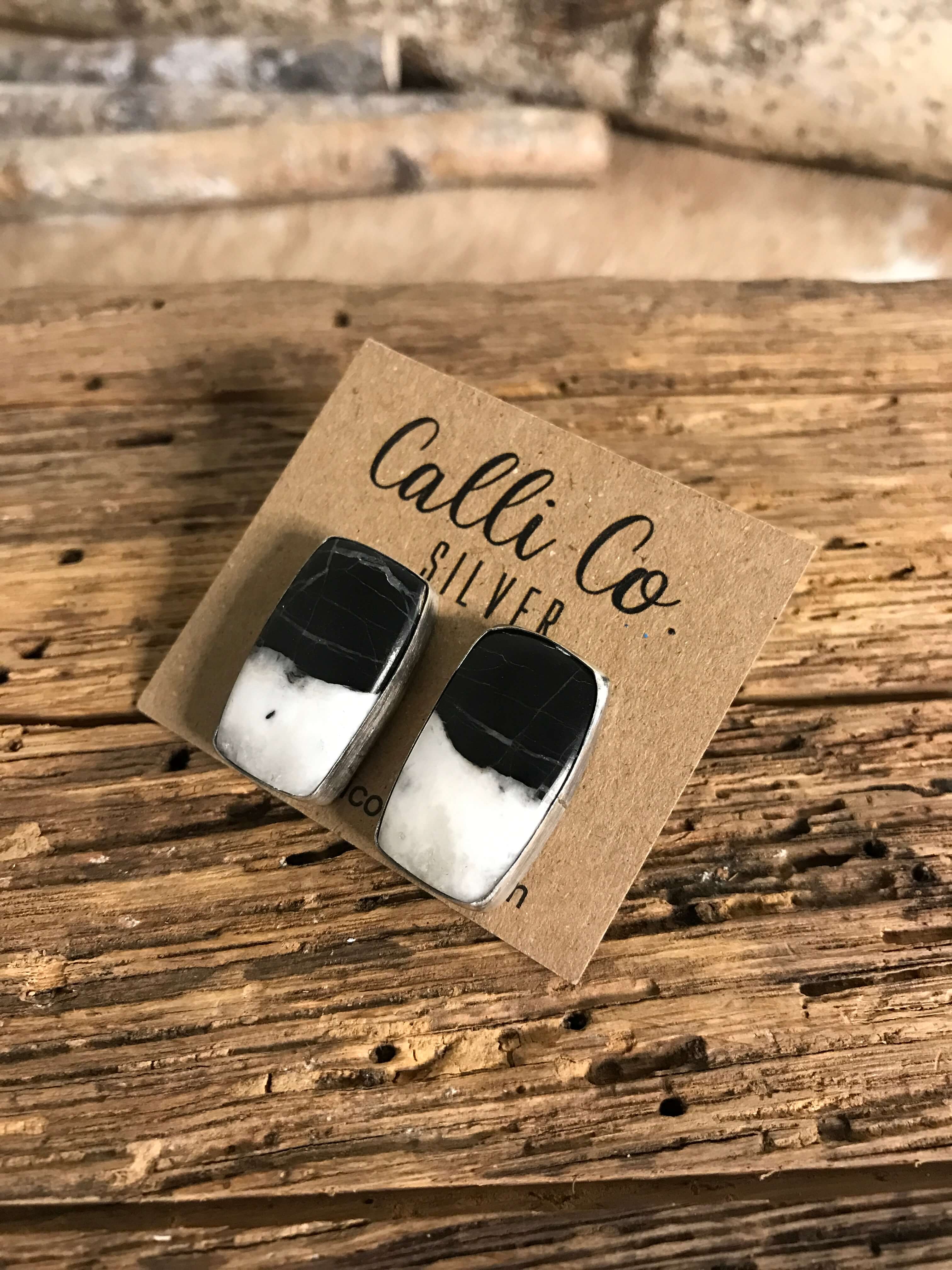The Favorite Studs, 10-Earrings-Calli Co., Turquoise and Silver Jewelry, Native American Handmade, Zuni Tribe, Navajo Tribe, Brock Texas