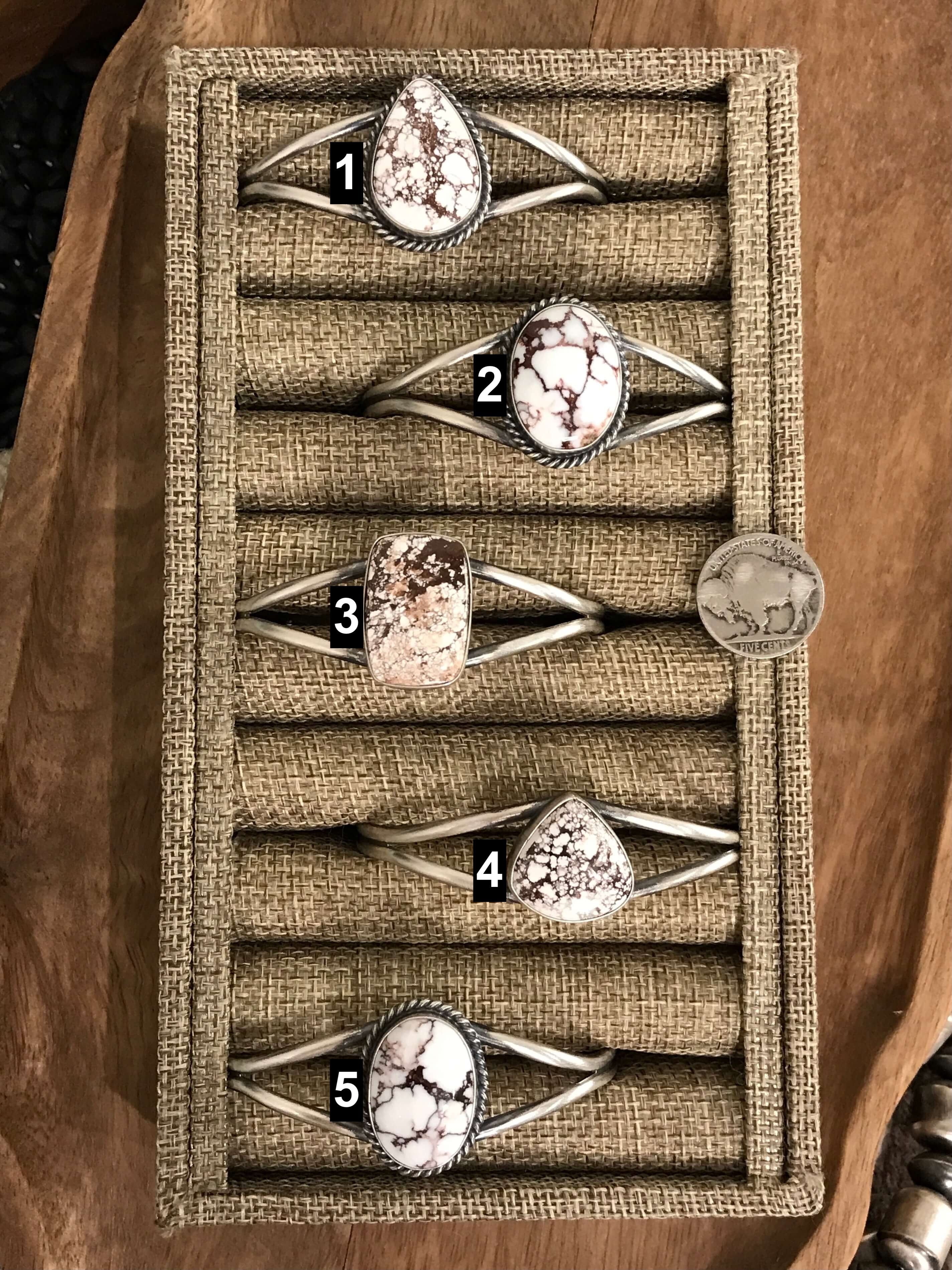 The Clydesdale Cuffs-Bracelets & Cuffs-Calli Co., Turquoise and Silver Jewelry, Native American Handmade, Zuni Tribe, Navajo Tribe, Brock Texas