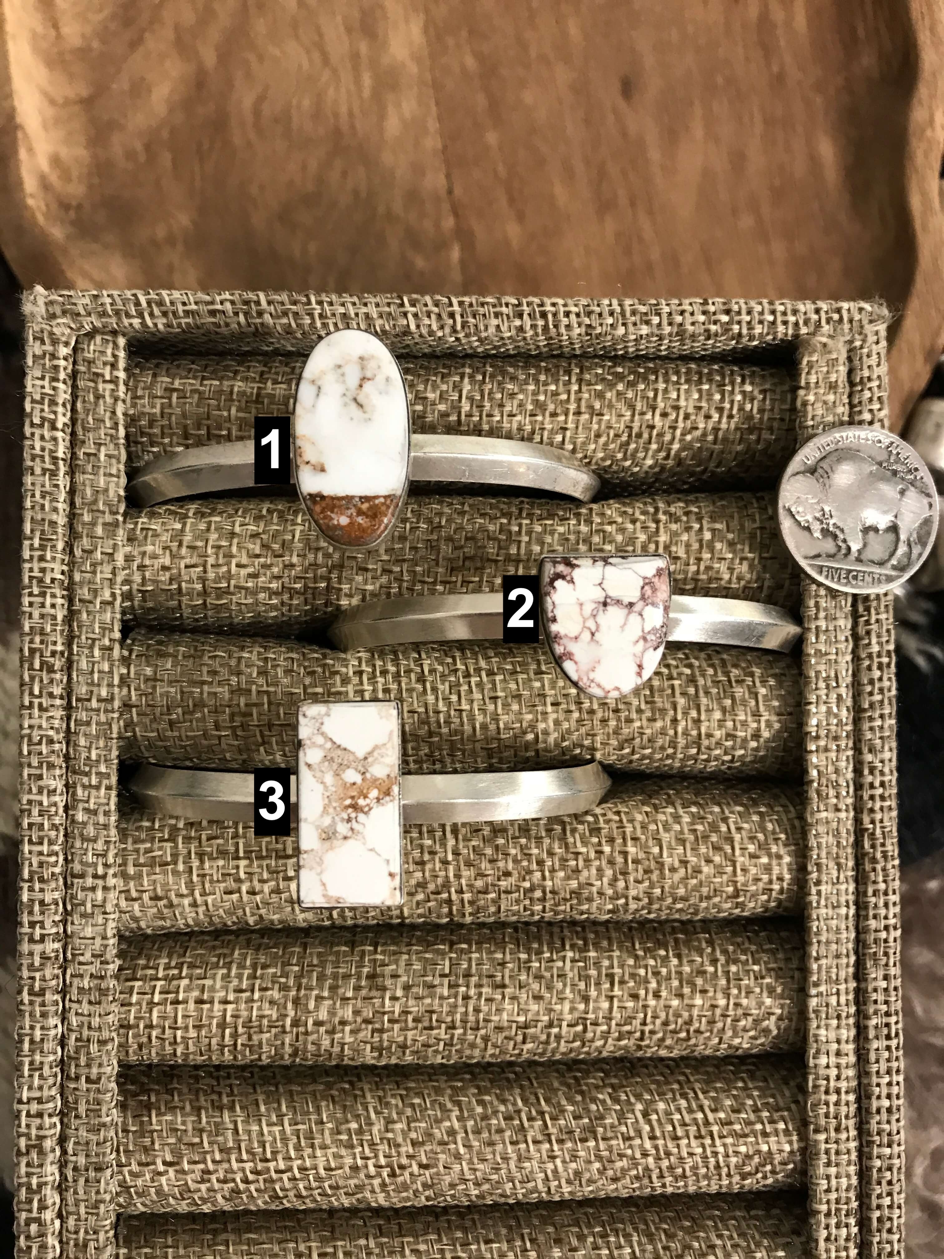 The Falabella Cuffs-Bracelets & Cuffs-Calli Co., Turquoise and Silver Jewelry, Native American Handmade, Zuni Tribe, Navajo Tribe, Brock Texas