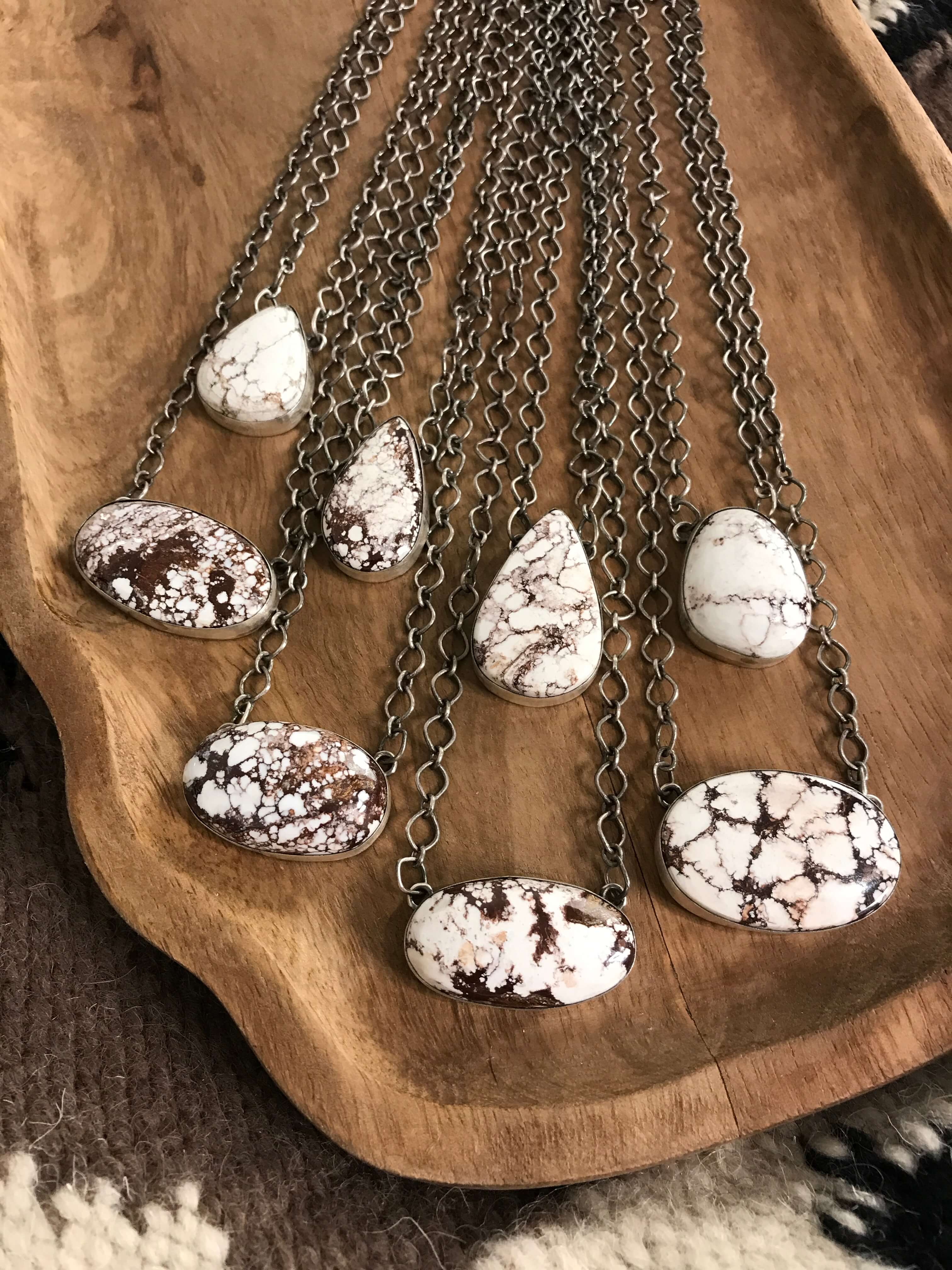 The Marwari Necklaces-Necklaces-Calli Co., Turquoise and Silver Jewelry, Native American Handmade, Zuni Tribe, Navajo Tribe, Brock Texas