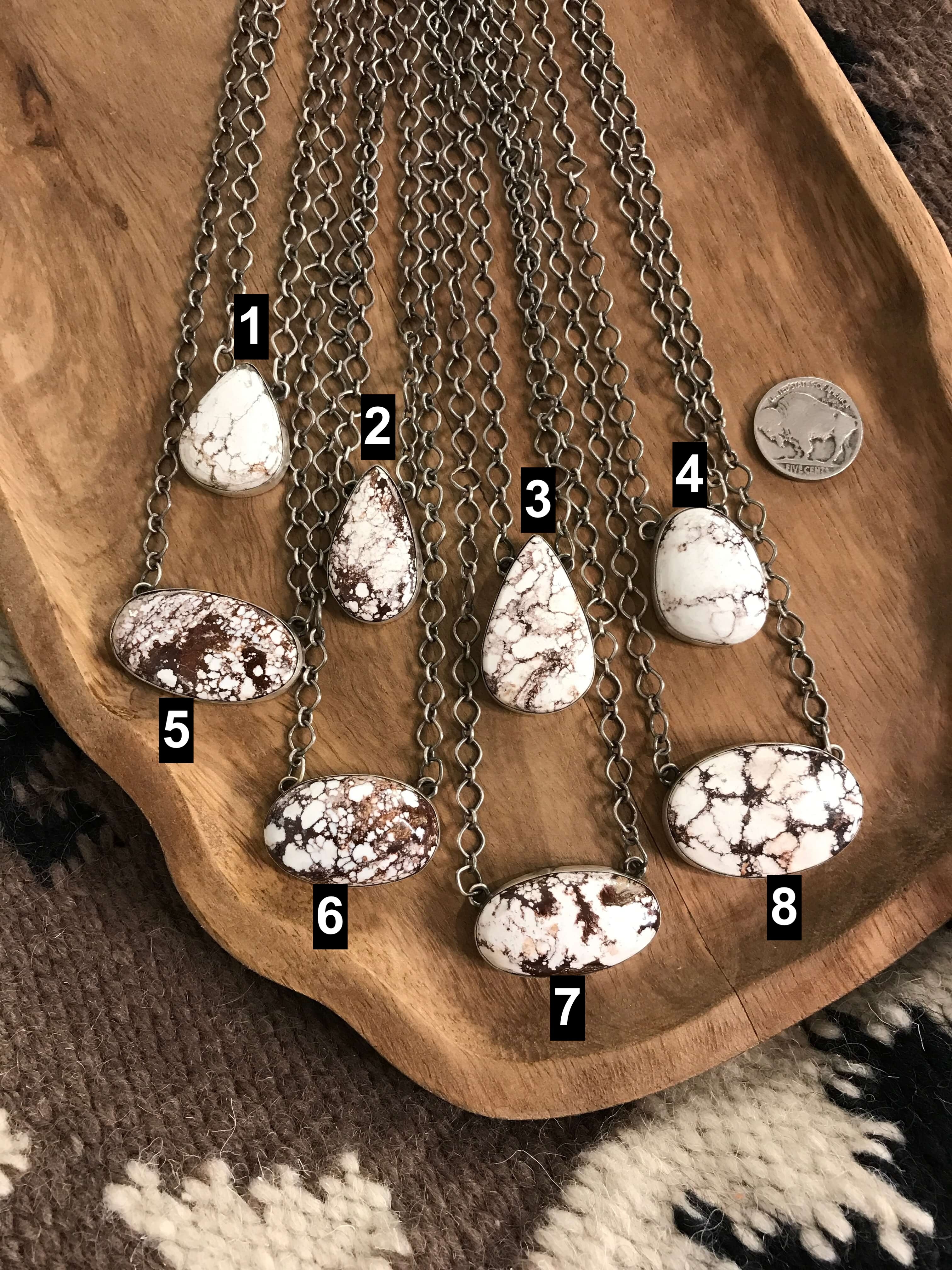 The Marwari Necklaces-Necklaces-Calli Co., Turquoise and Silver Jewelry, Native American Handmade, Zuni Tribe, Navajo Tribe, Brock Texas