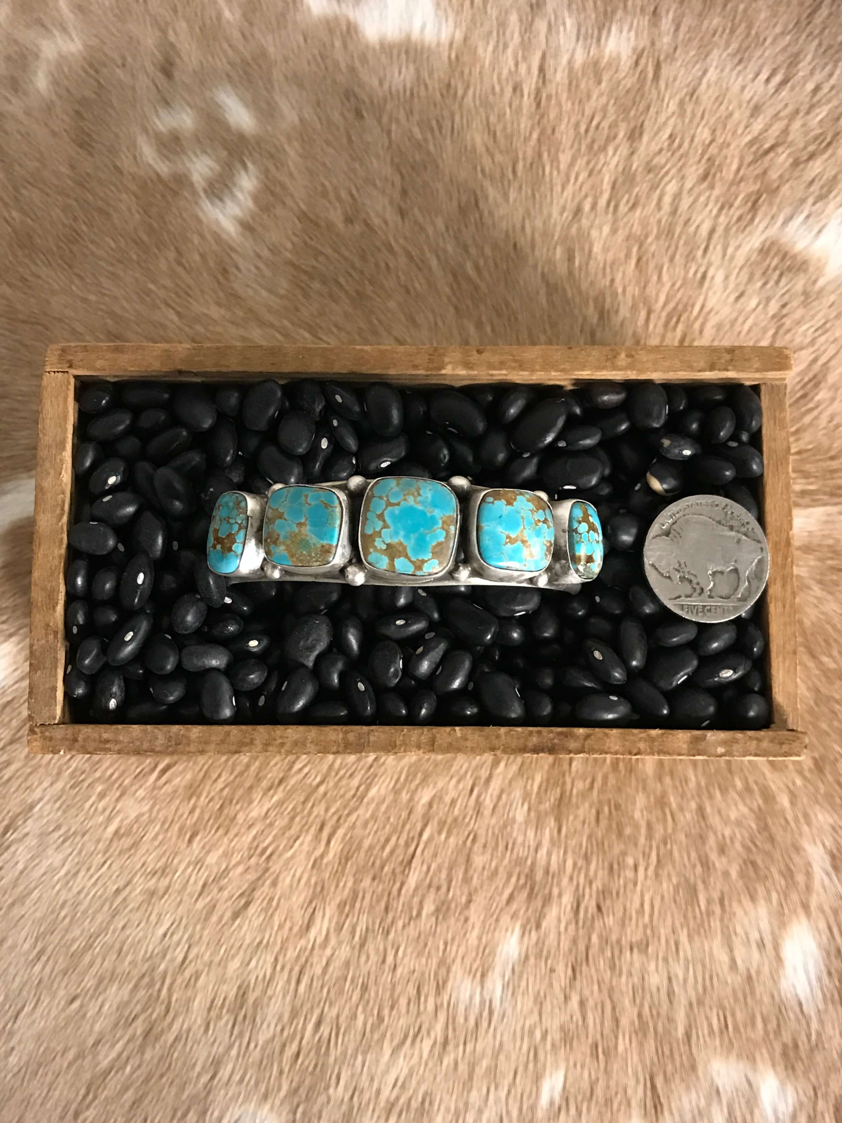 The Wycombe Cuff, 3-Bracelets & Cuffs-Calli Co., Turquoise and Silver Jewelry, Native American Handmade, Zuni Tribe, Navajo Tribe, Brock Texas