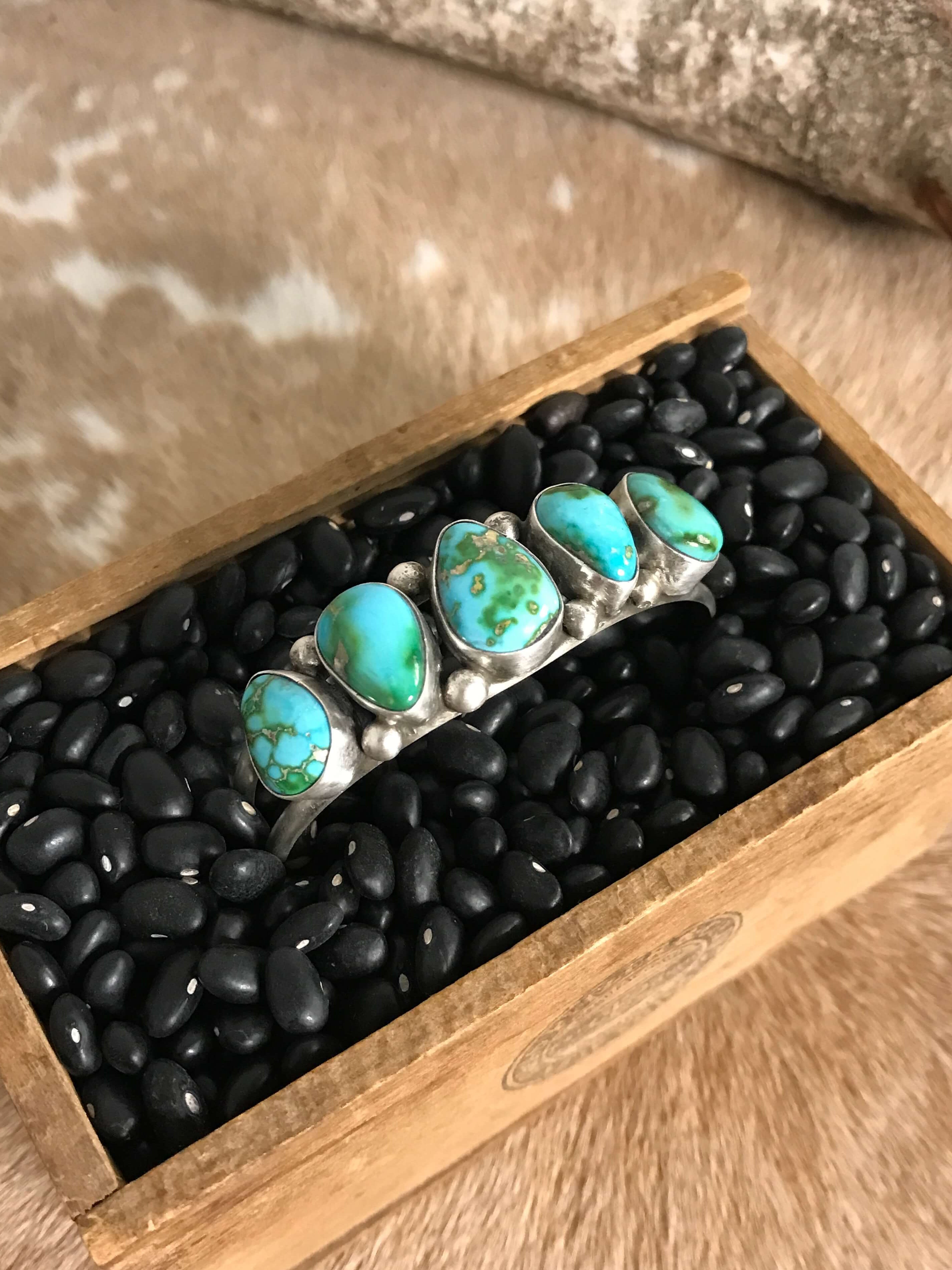The Wycombe Cuff, 4-Bracelets & Cuffs-Calli Co., Turquoise and Silver Jewelry, Native American Handmade, Zuni Tribe, Navajo Tribe, Brock Texas