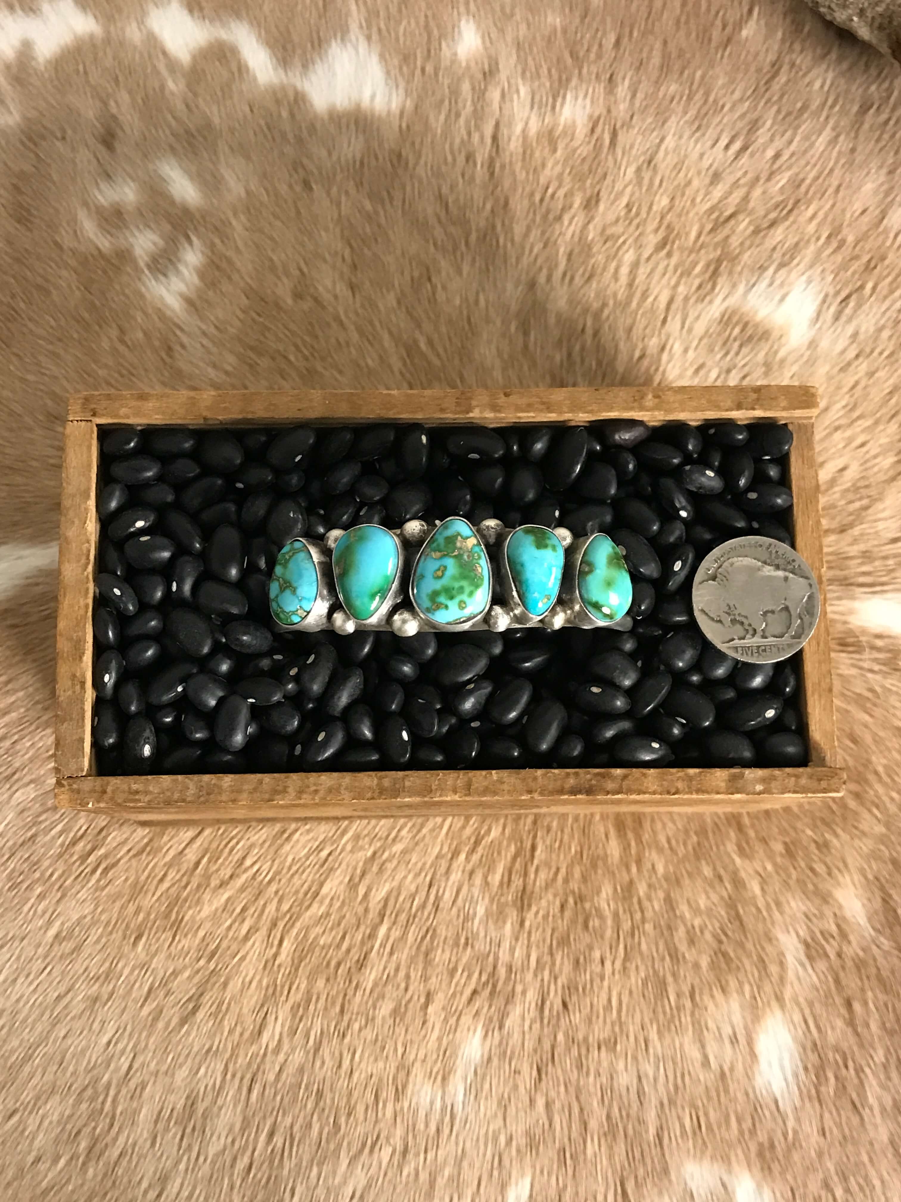 The Wycombe Cuff, 4-Bracelets & Cuffs-Calli Co., Turquoise and Silver Jewelry, Native American Handmade, Zuni Tribe, Navajo Tribe, Brock Texas