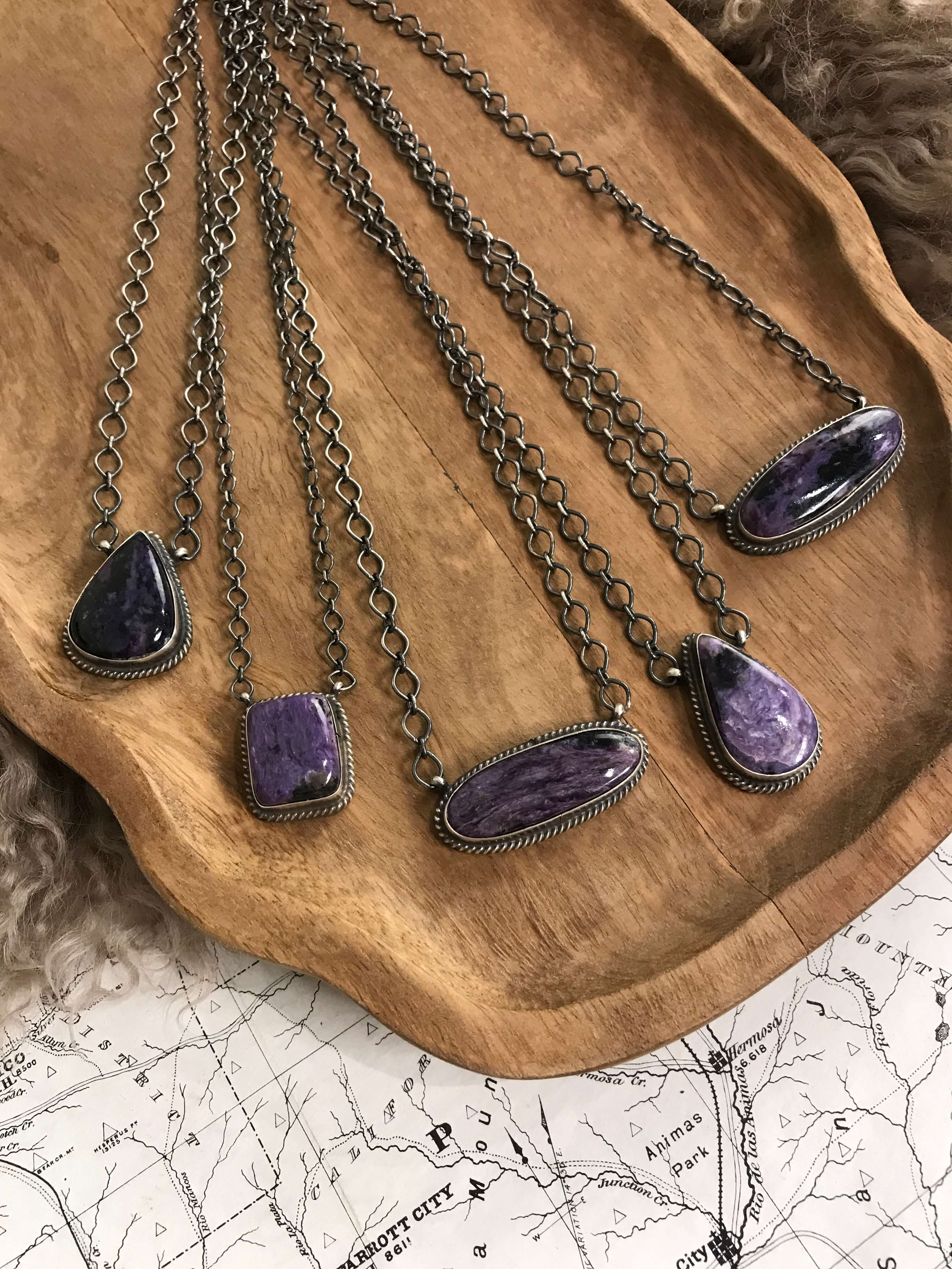 The Thea Necklaces-Necklaces-Calli Co., Turquoise and Silver Jewelry, Native American Handmade, Zuni Tribe, Navajo Tribe, Brock Texas