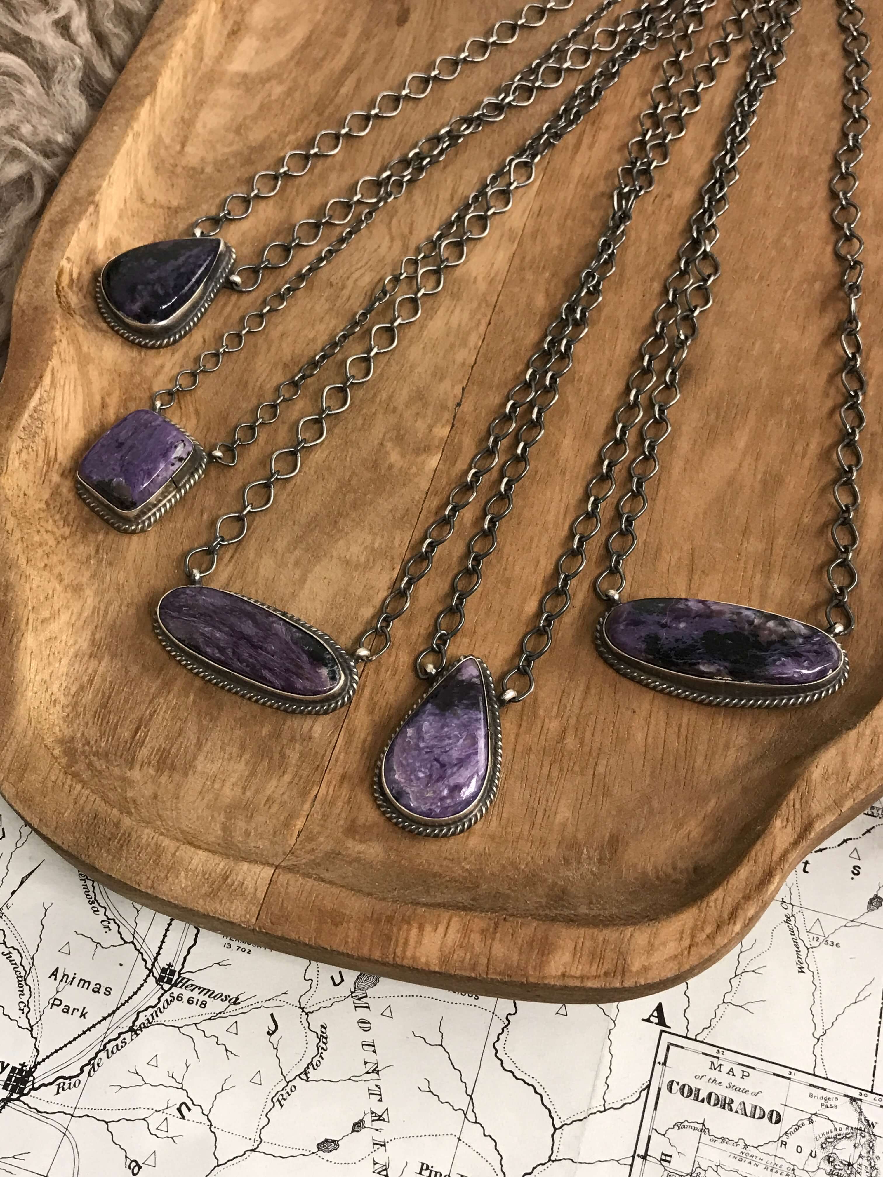 The Thea Necklaces-Necklaces-Calli Co., Turquoise and Silver Jewelry, Native American Handmade, Zuni Tribe, Navajo Tribe, Brock Texas