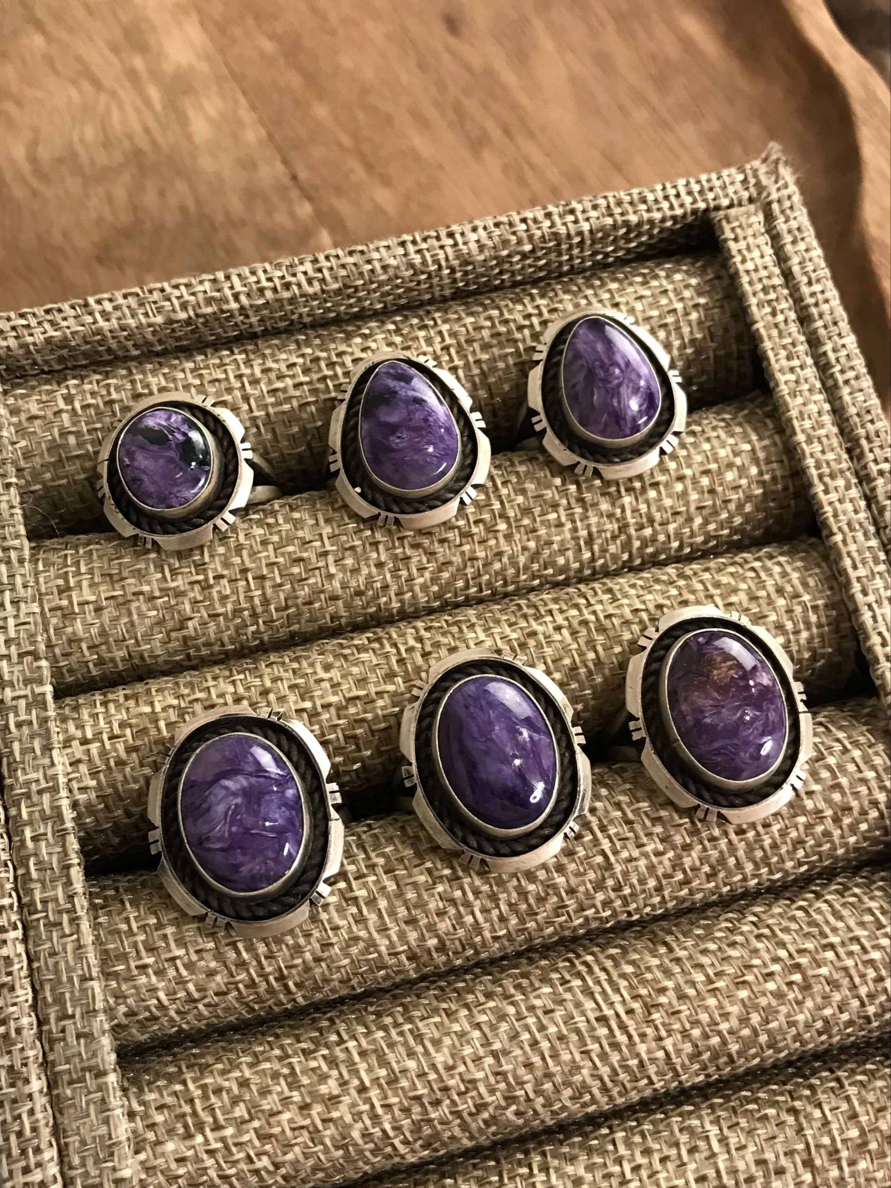 The Santiago Rings-Rings-Calli Co., Turquoise and Silver Jewelry, Native American Handmade, Zuni Tribe, Navajo Tribe, Brock Texas