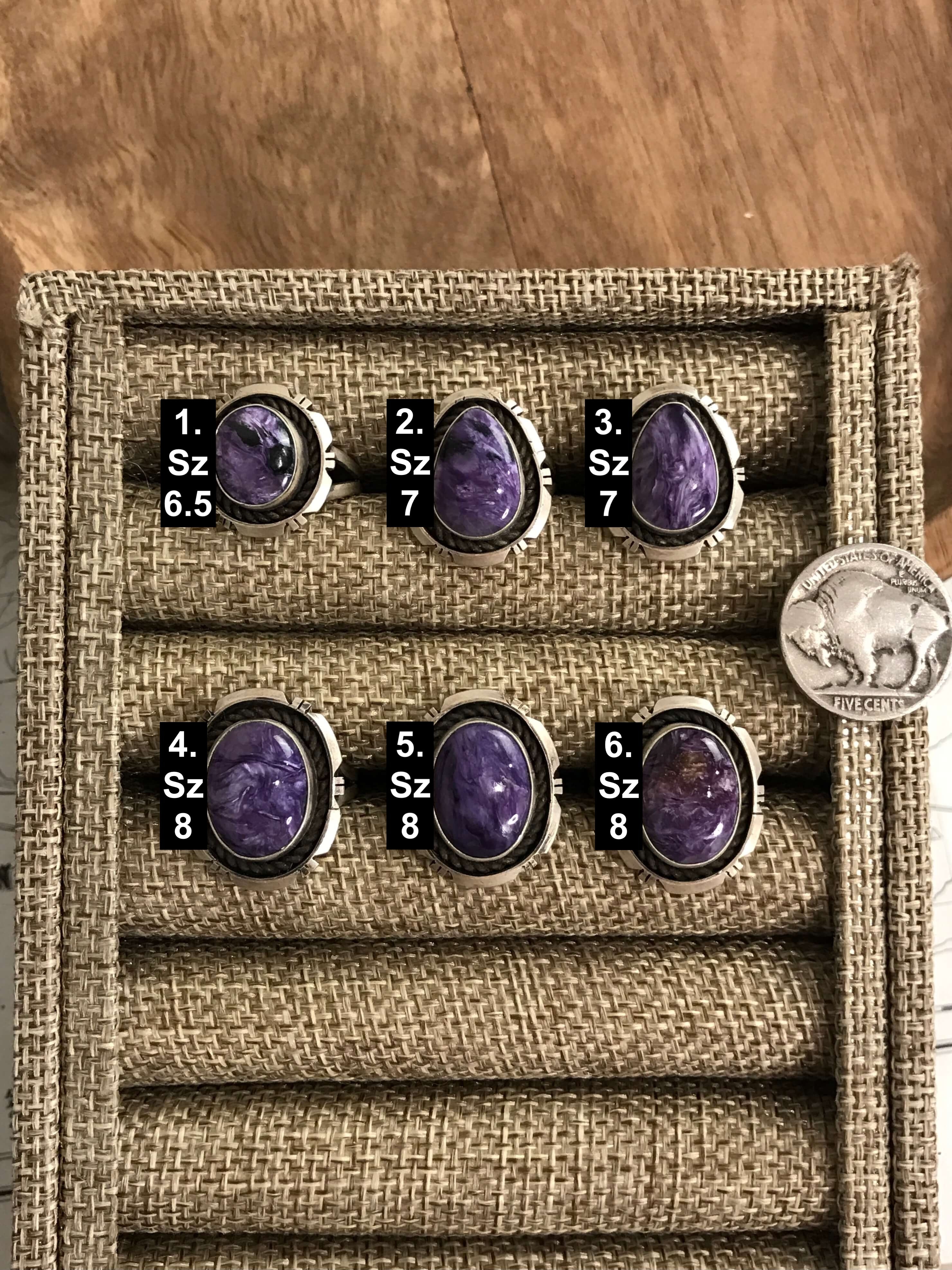 The Santiago Rings-Rings-Calli Co., Turquoise and Silver Jewelry, Native American Handmade, Zuni Tribe, Navajo Tribe, Brock Texas