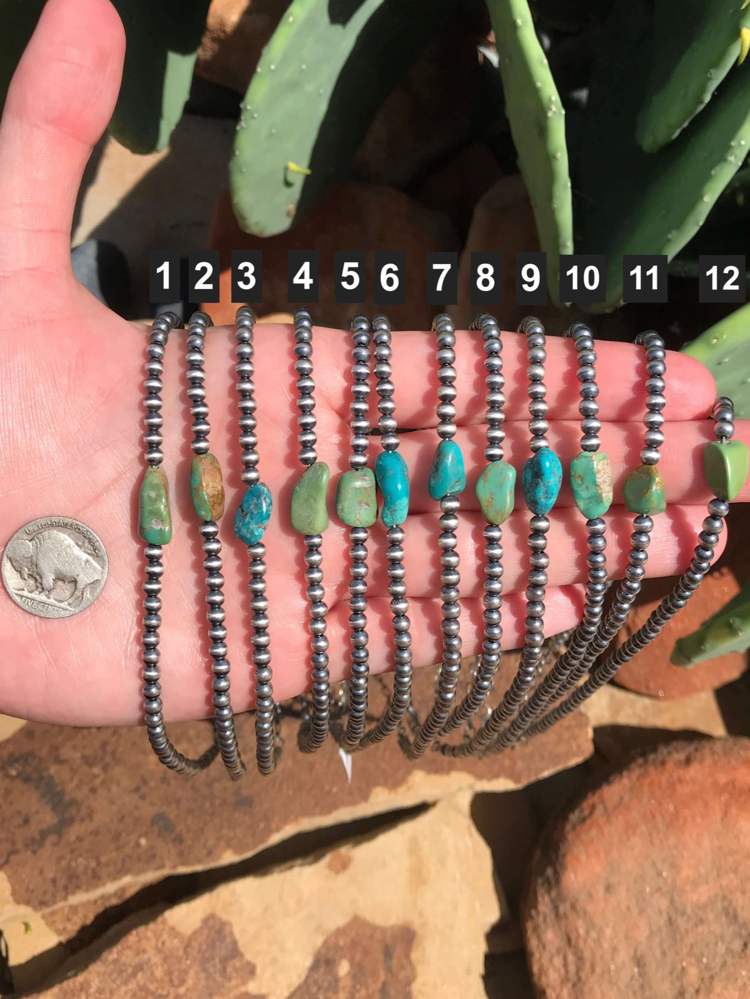 The Stagecoach Necklace-Necklaces-Calli Co., Turquoise and Silver Jewelry, Native American Handmade, Zuni Tribe, Navajo Tribe, Brock Texas