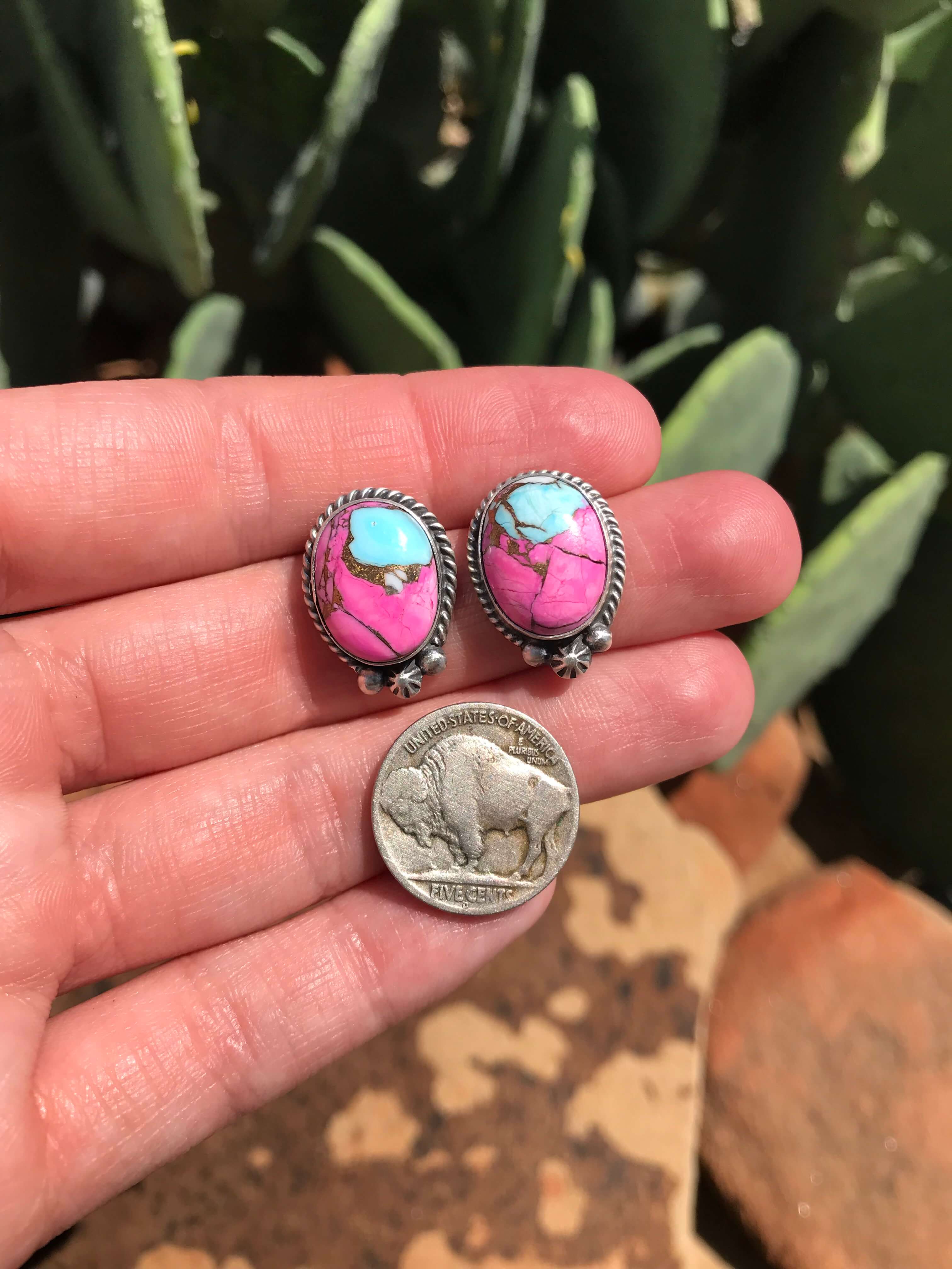 The Cotton Candy Cuff, 1 XX-Bracelets & Cuffs-Calli Co., Turquoise and Silver Jewelry, Native American Handmade, Zuni Tribe, Navajo Tribe, Brock Texas