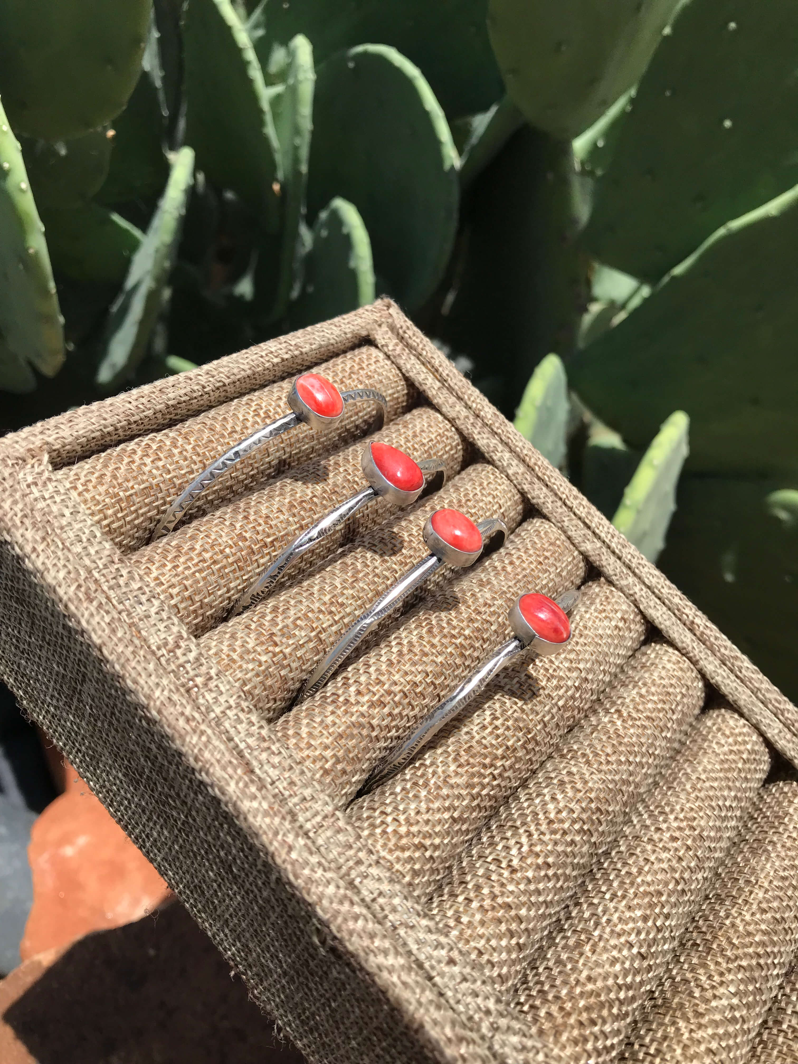 The Nora Cuffs-Bracelets & Cuffs-Calli Co., Turquoise and Silver Jewelry, Native American Handmade, Zuni Tribe, Navajo Tribe, Brock Texas