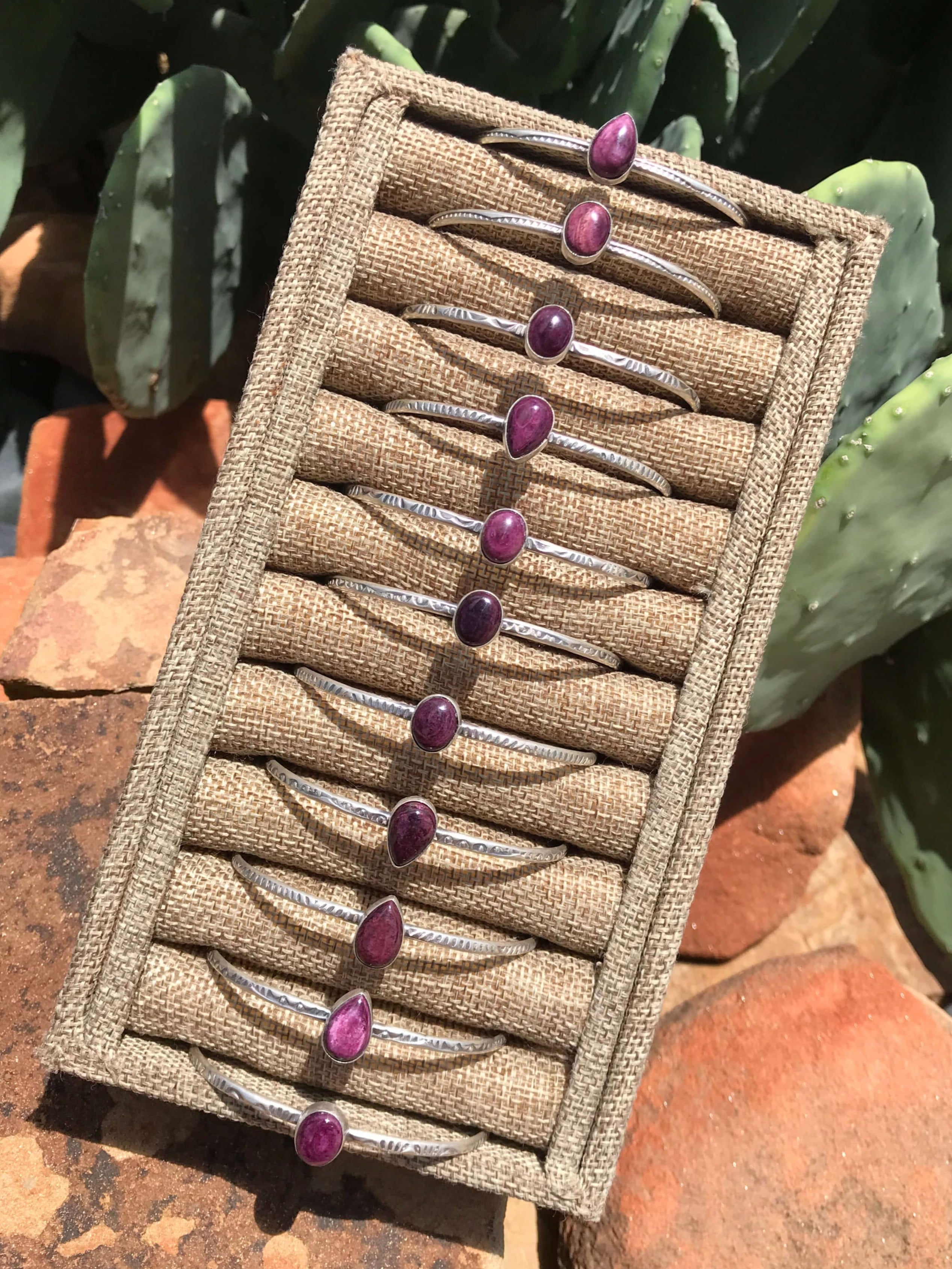 The Jenner Cuffs-Bracelets & Cuffs-Calli Co., Turquoise and Silver Jewelry, Native American Handmade, Zuni Tribe, Navajo Tribe, Brock Texas