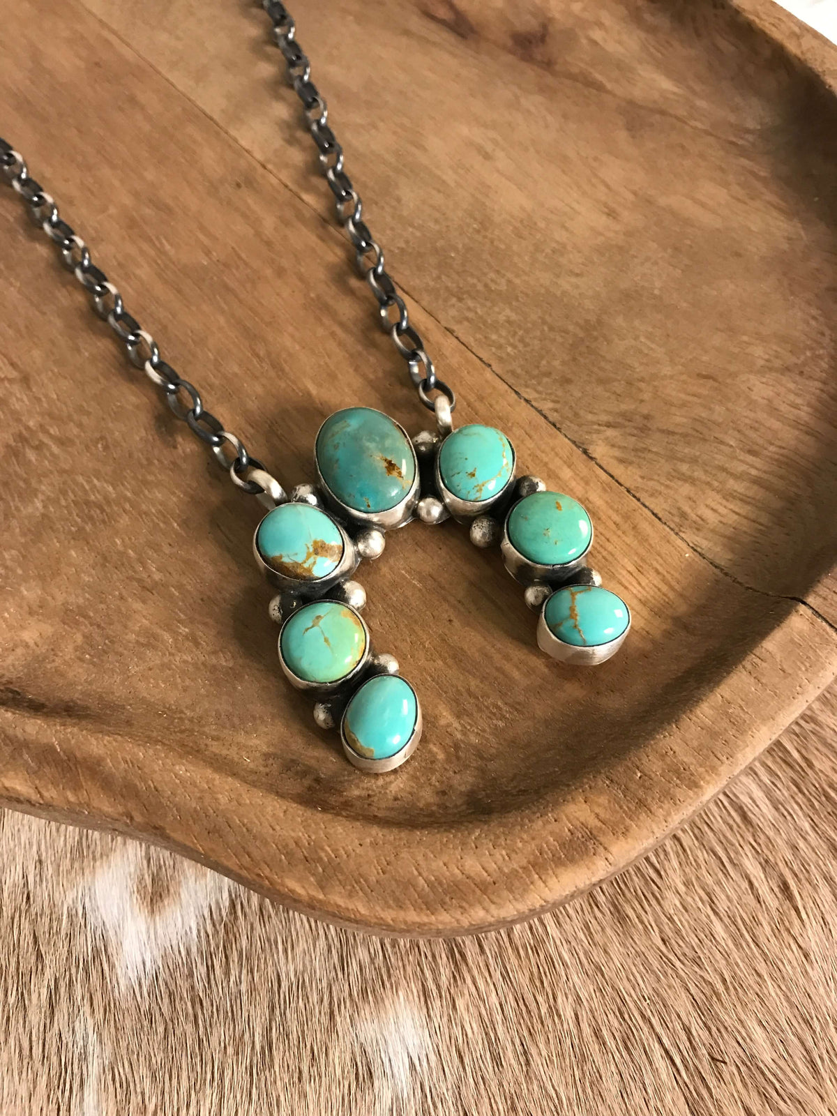 The Naja Necklace, 9-Necklaces-Calli Co., Turquoise and Silver Jewelry, Native American Handmade, Zuni Tribe, Navajo Tribe, Brock Texas