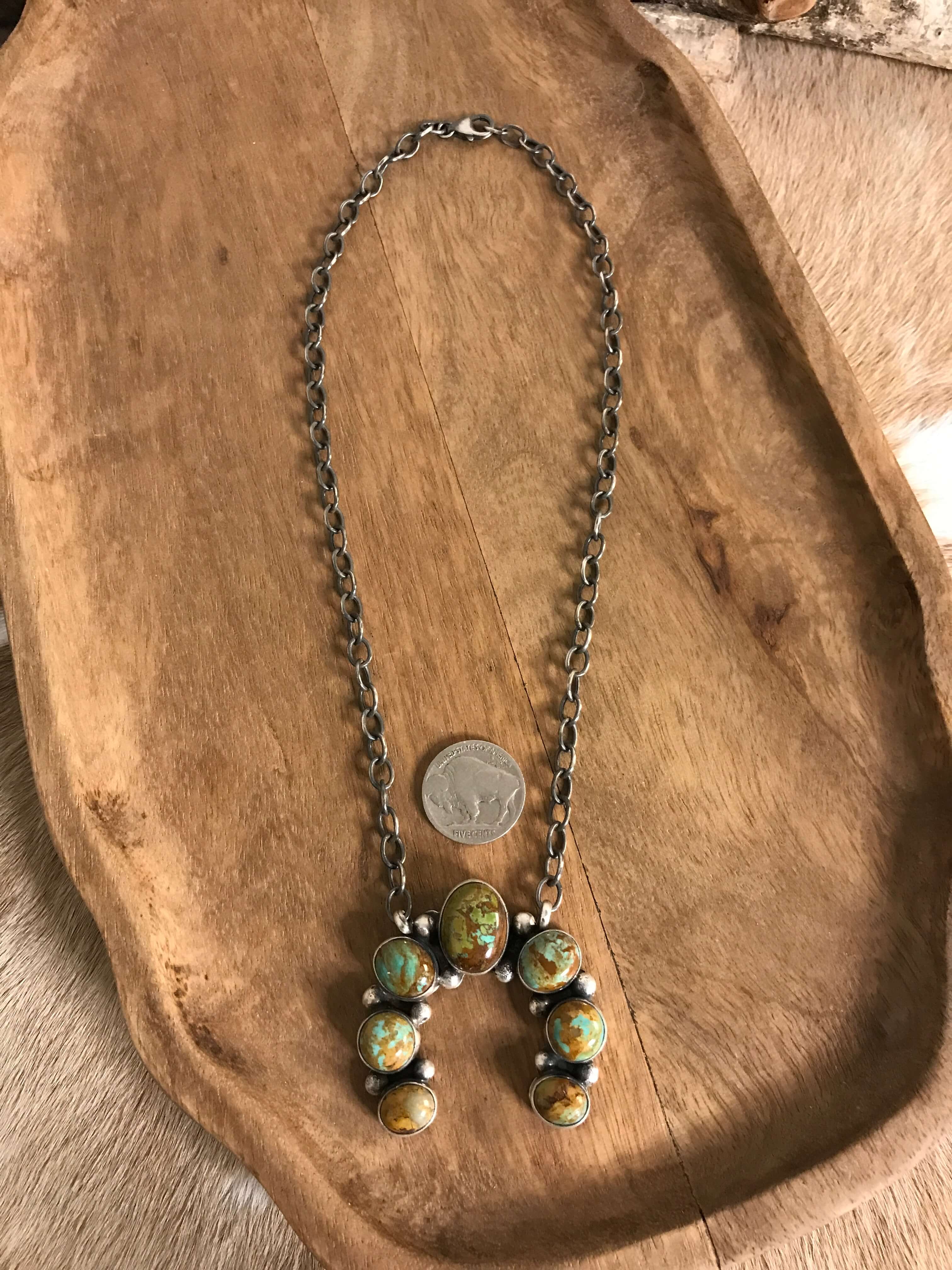 The Naja Necklace, 12-Necklaces-Calli Co., Turquoise and Silver Jewelry, Native American Handmade, Zuni Tribe, Navajo Tribe, Brock Texas