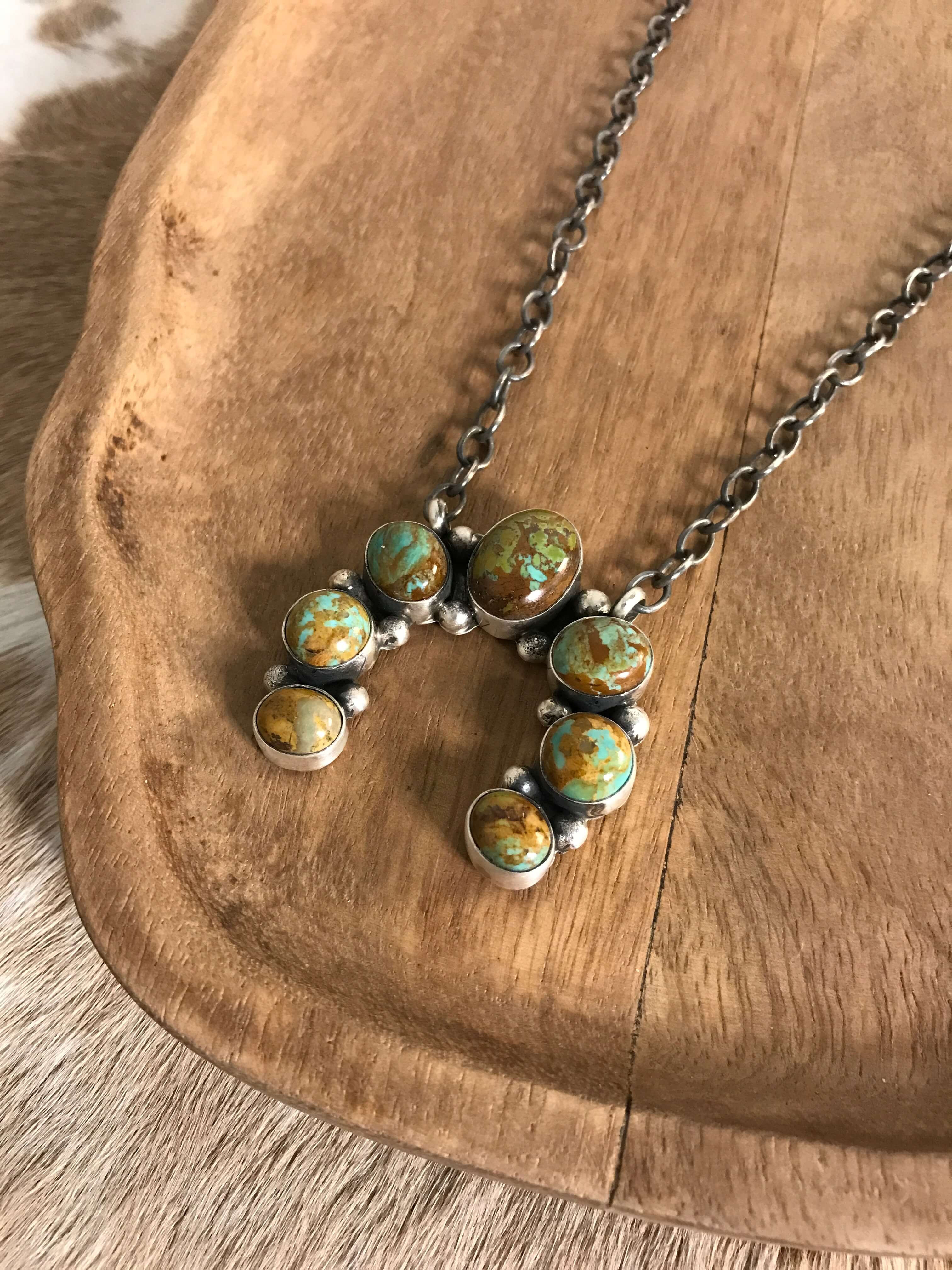 The Naja Necklace, 12-Necklaces-Calli Co., Turquoise and Silver Jewelry, Native American Handmade, Zuni Tribe, Navajo Tribe, Brock Texas