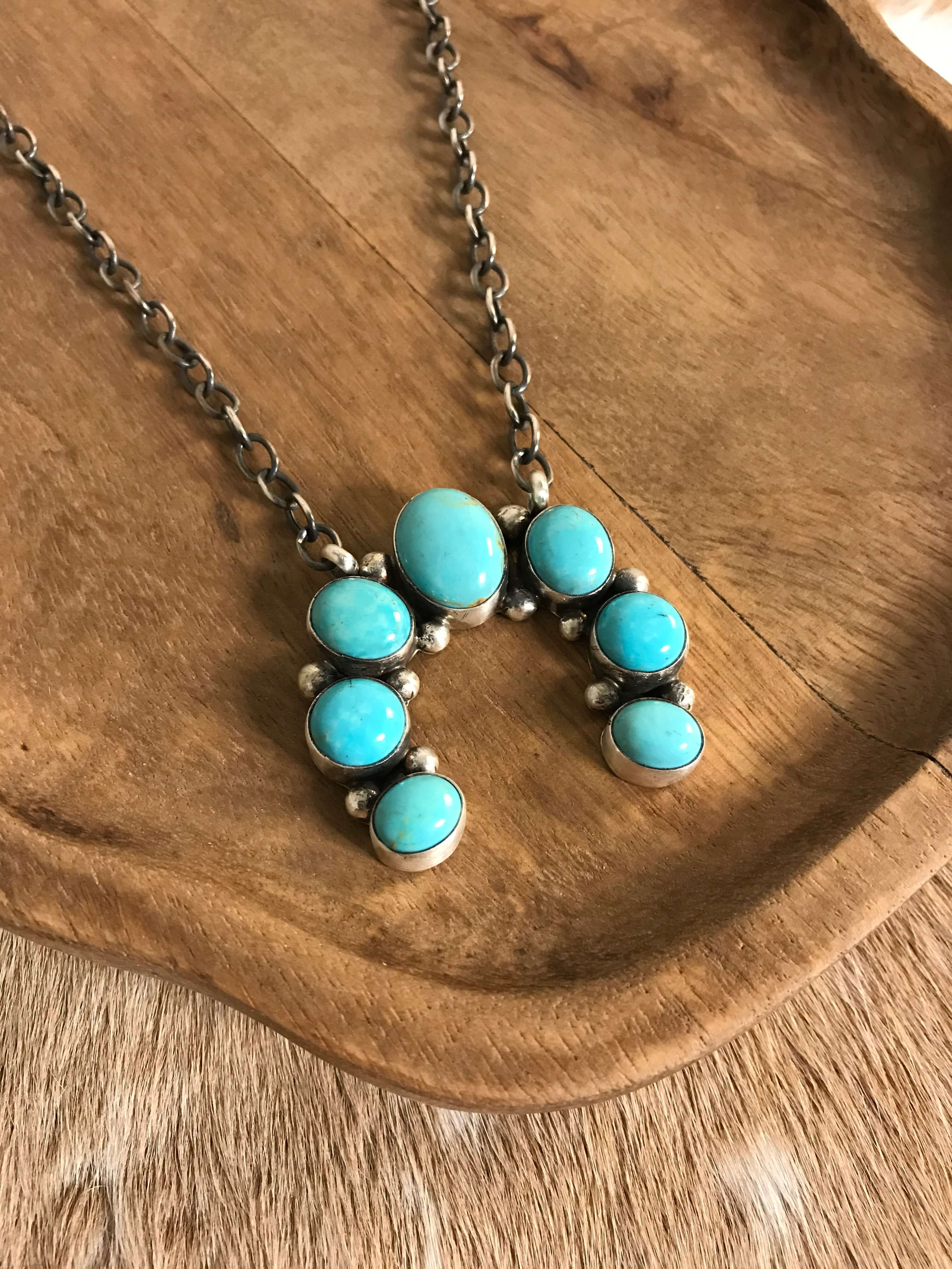 The Naja Necklace, 14-Necklaces-Calli Co., Turquoise and Silver Jewelry, Native American Handmade, Zuni Tribe, Navajo Tribe, Brock Texas