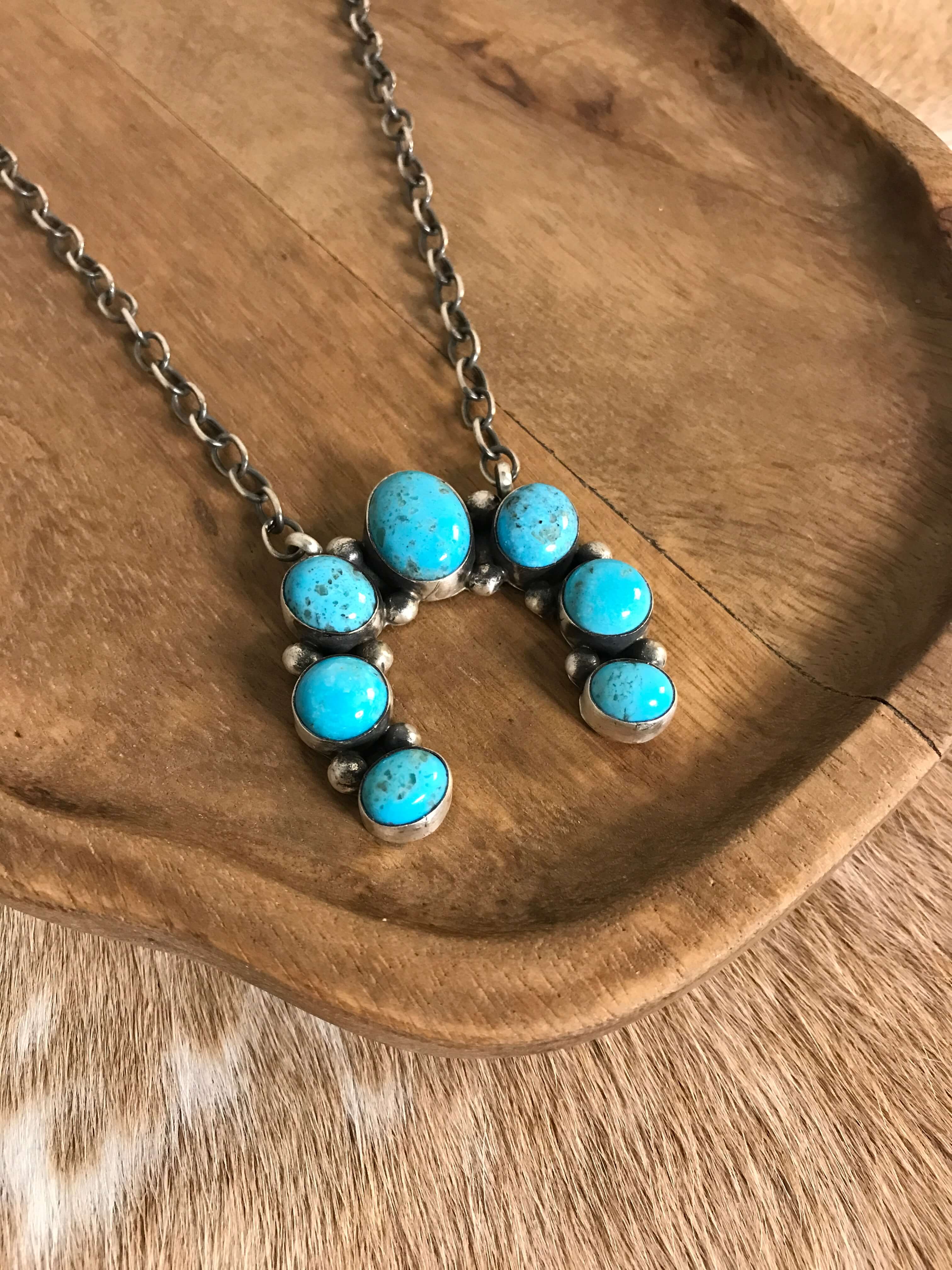 The Naja Necklace, 21-Necklaces-Calli Co., Turquoise and Silver Jewelry, Native American Handmade, Zuni Tribe, Navajo Tribe, Brock Texas