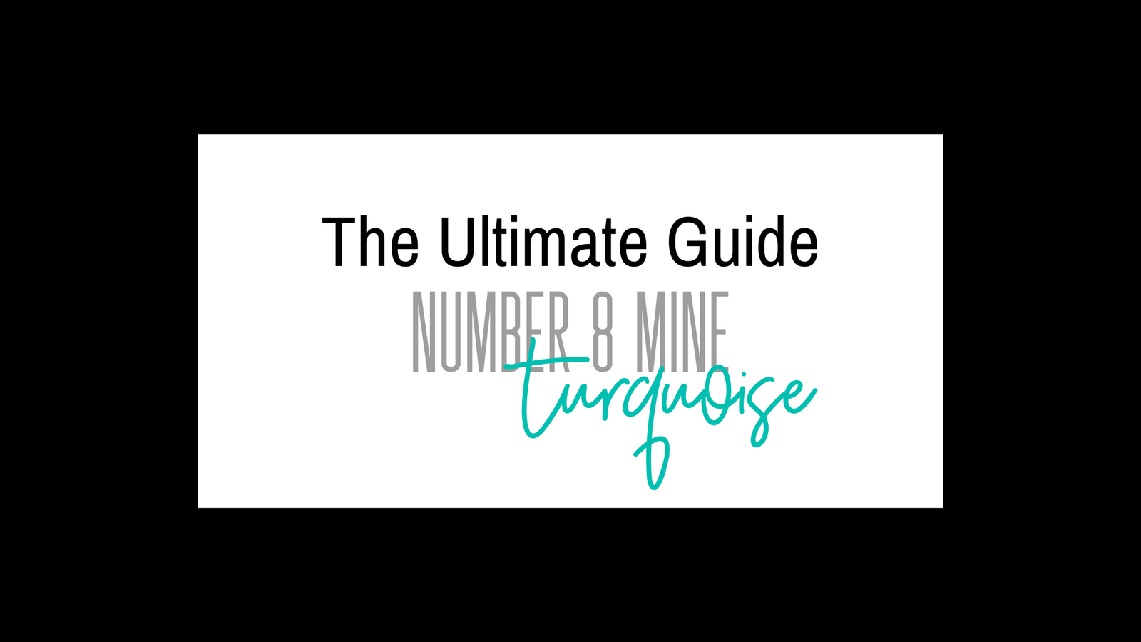 The Ultimate Guide to Number 8 Mine Turquoise | Calli Co. Silver Blog