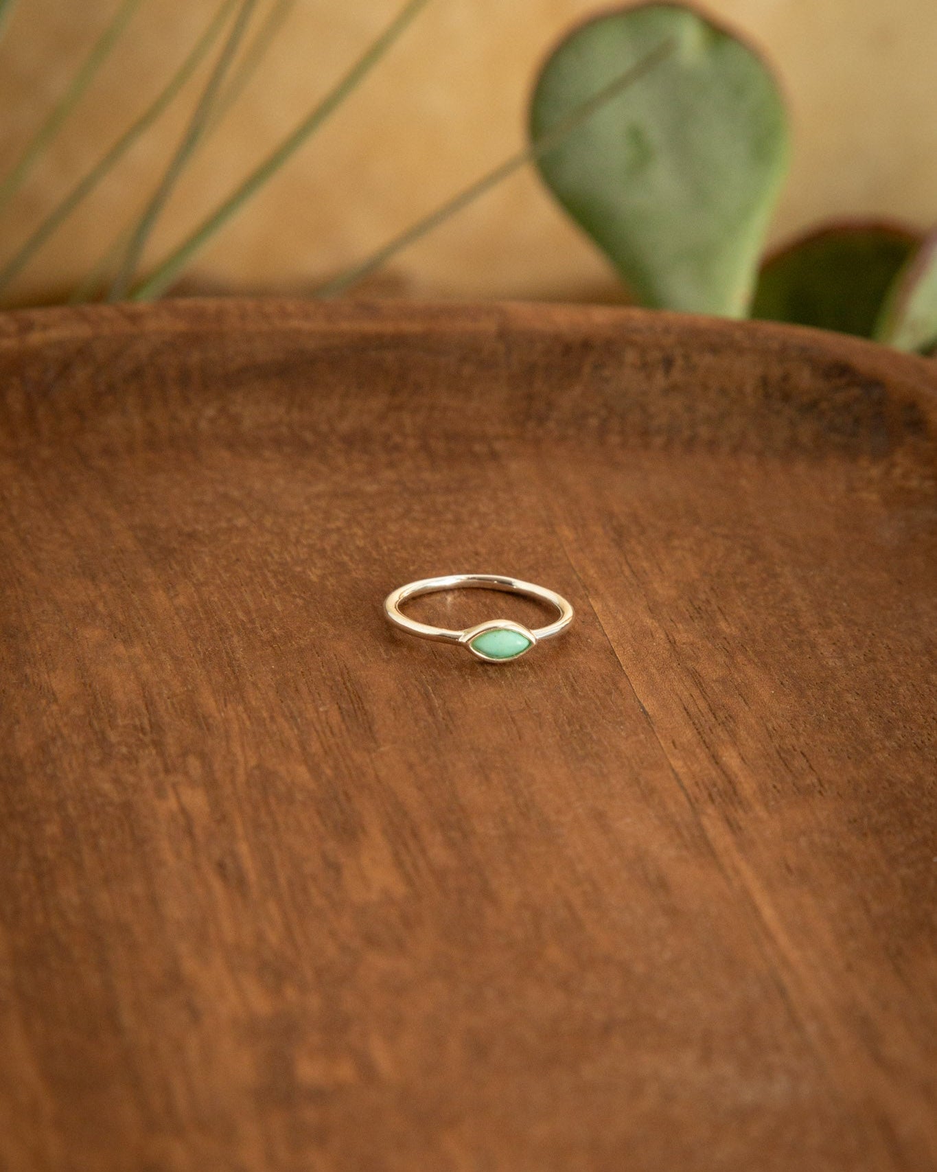 The Turquoise Marquise Ring-Rings-Calli Co., Turquoise and Silver Jewelry, Native American Handmade, Zuni Tribe, Navajo Tribe, Brock Texas