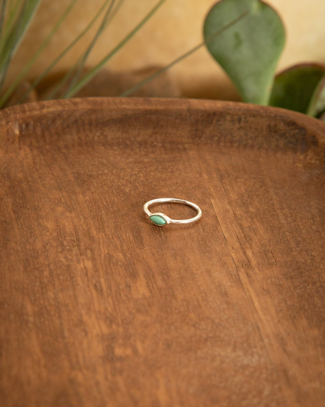 The Turquoise Marquise Ring-Rings-Calli Co., Turquoise and Silver Jewelry, Native American Handmade, Zuni Tribe, Navajo Tribe, Brock Texas