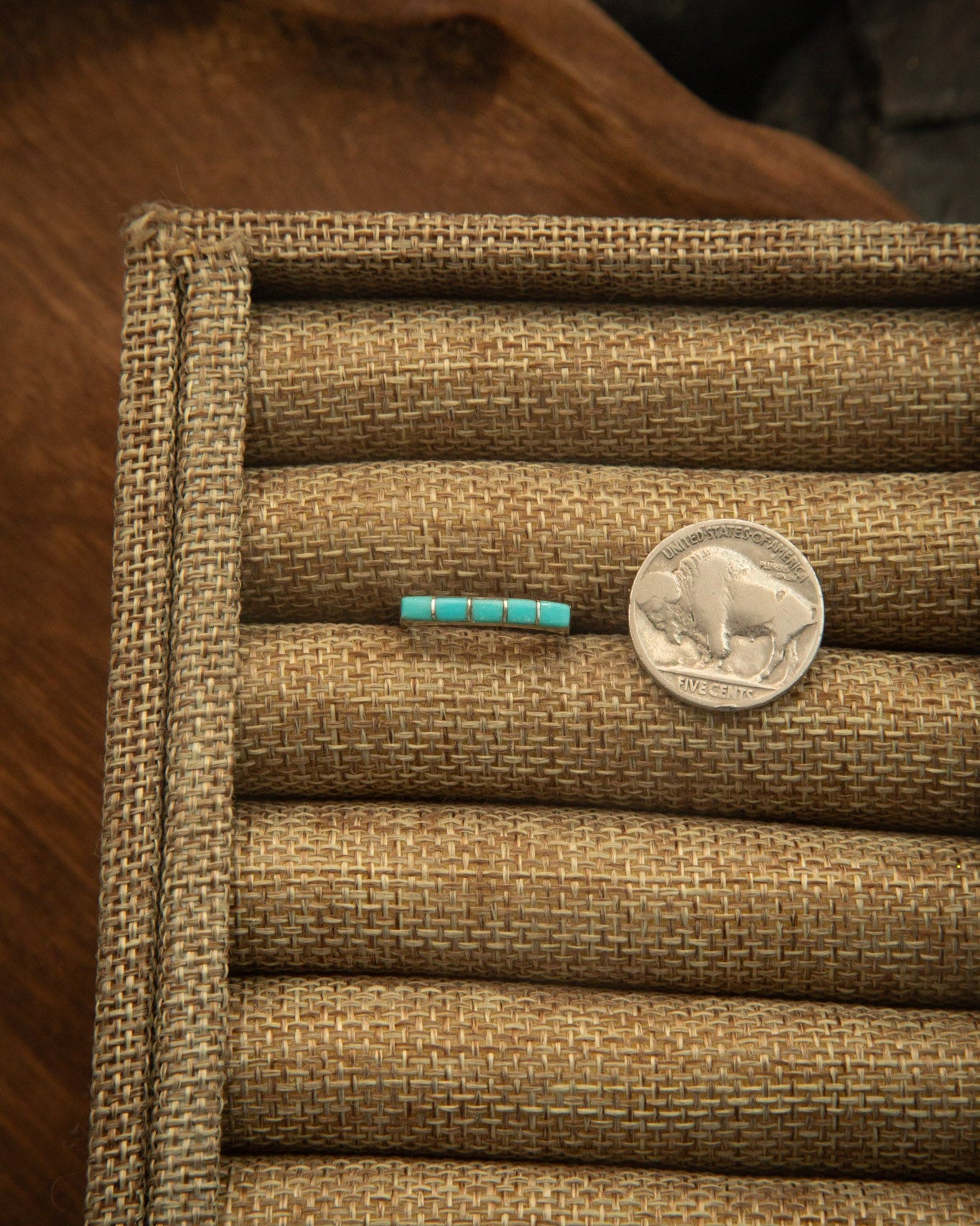 The Classic Blue Inlay Rings-Rings-Calli Co., Turquoise and Silver Jewelry, Native American Handmade, Zuni Tribe, Navajo Tribe, Brock Texas