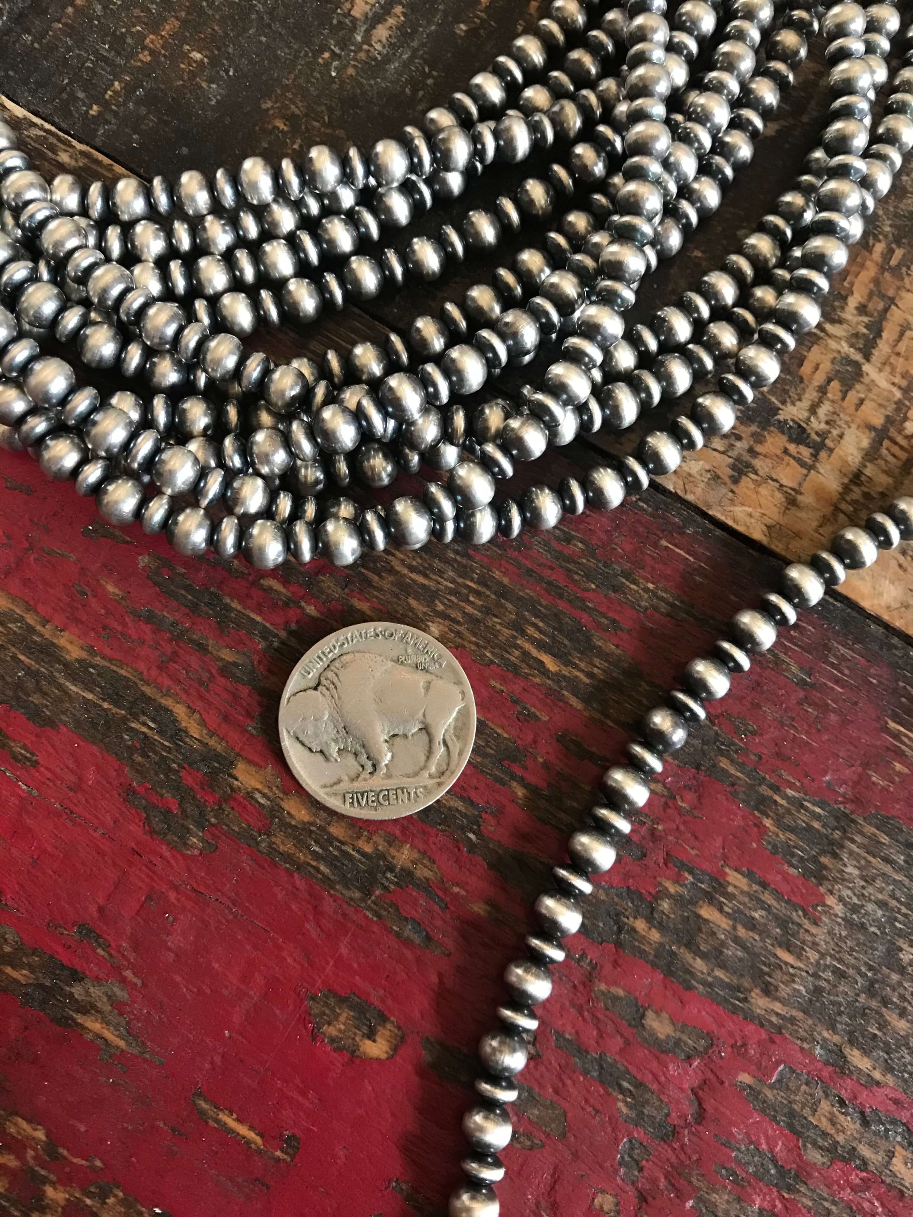 The Chisum Necklace, 17"-Necklaces-Calli Co., Turquoise and Silver Jewelry, Native American Handmade, Zuni Tribe, Navajo Tribe, Brock Texas