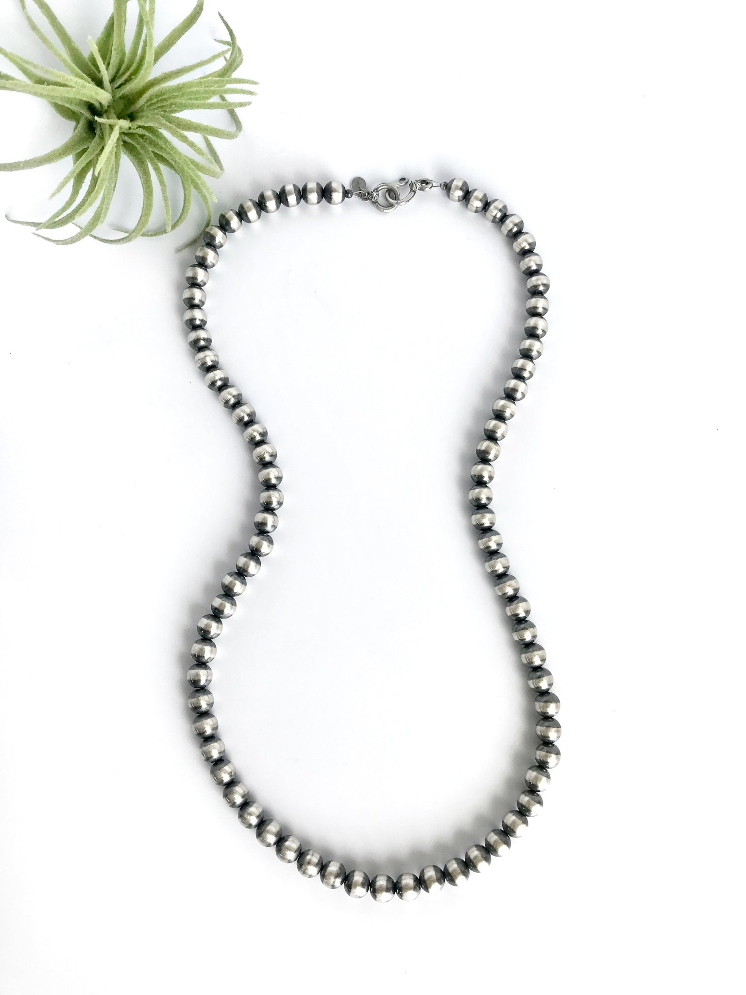 MIcVivien Women Transparent Nylon Chain with 8mm Single Pearl