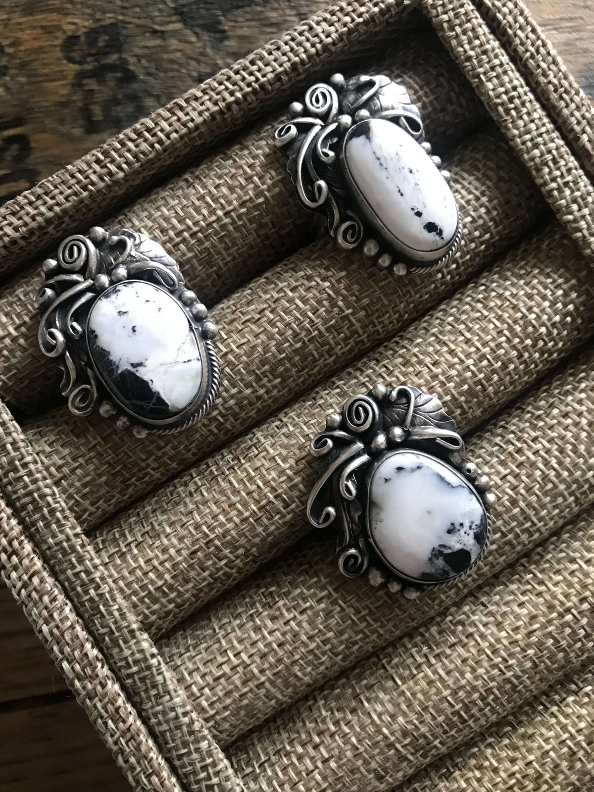 The Creedance Rings-Rings-Calli Co., Turquoise and Silver Jewelry, Native American Handmade, Zuni Tribe, Navajo Tribe, Brock Texas