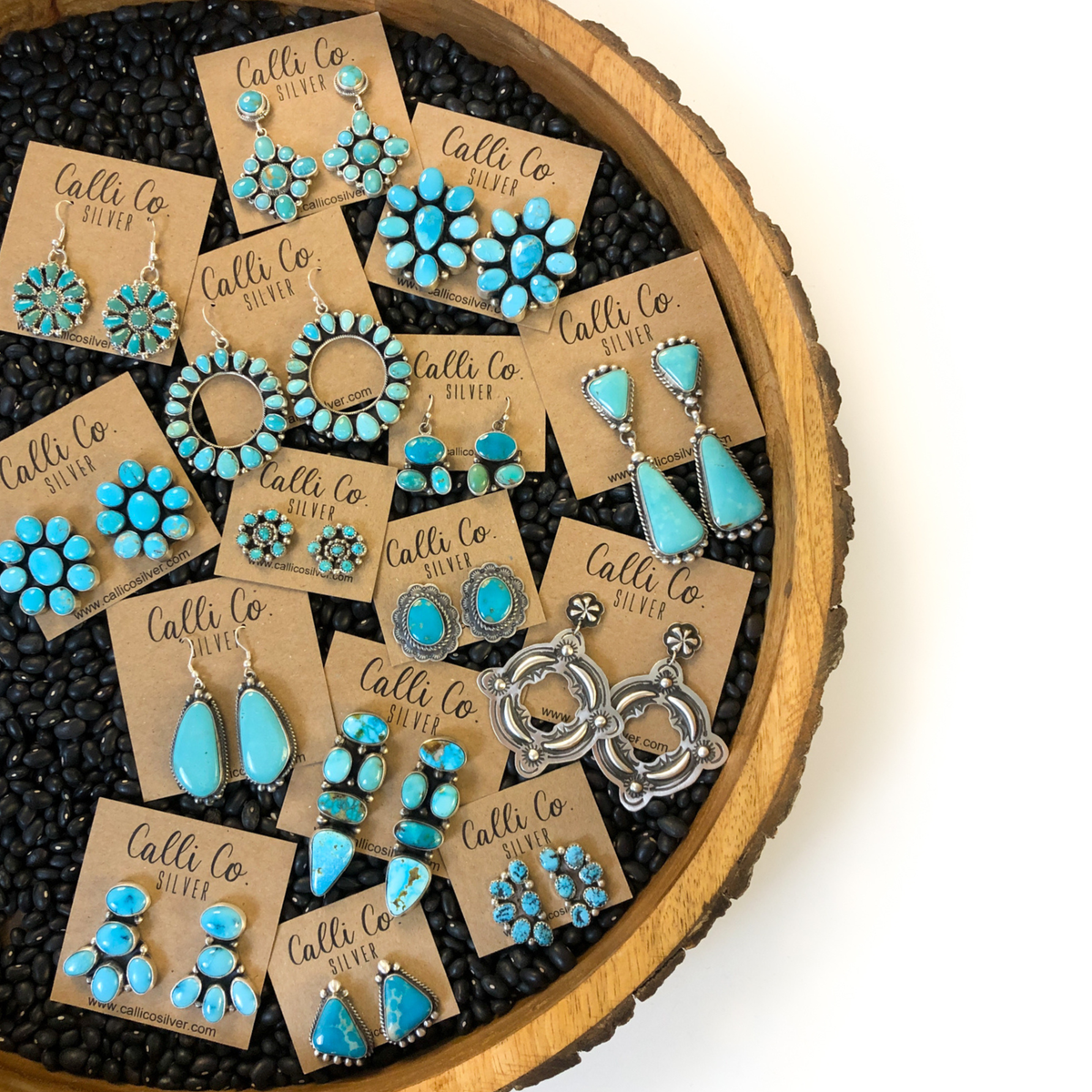 Earrings for Women | Authentic Sterling Silver, Semi Precious Stone Pieces | Calli Co. Silver