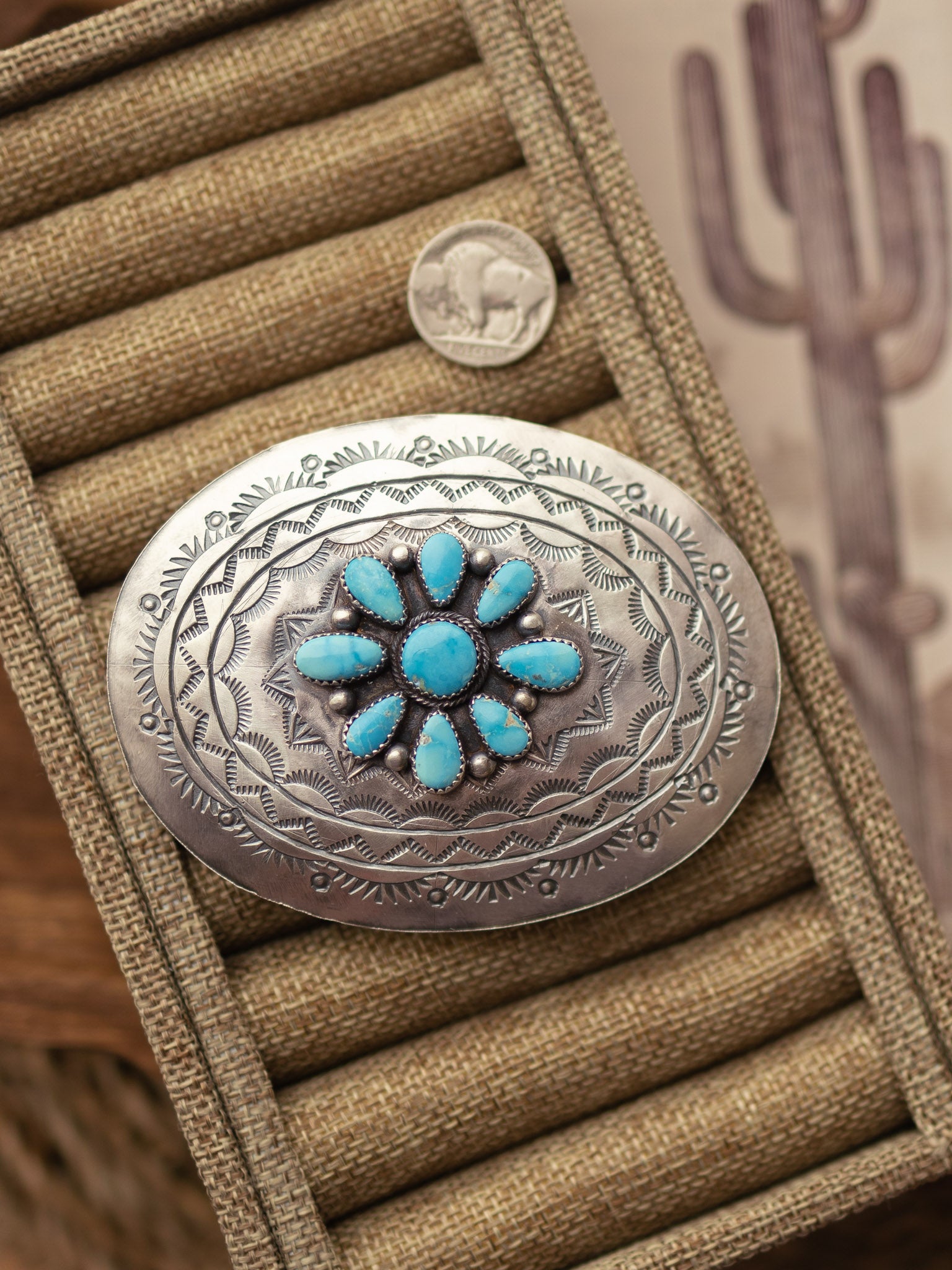 The Atlantis Turquoise Cluster Belt Buckle – Calli Co. Silver The Atlantis Turquoise Cluster Belt Buckle – Calli Co. Silver