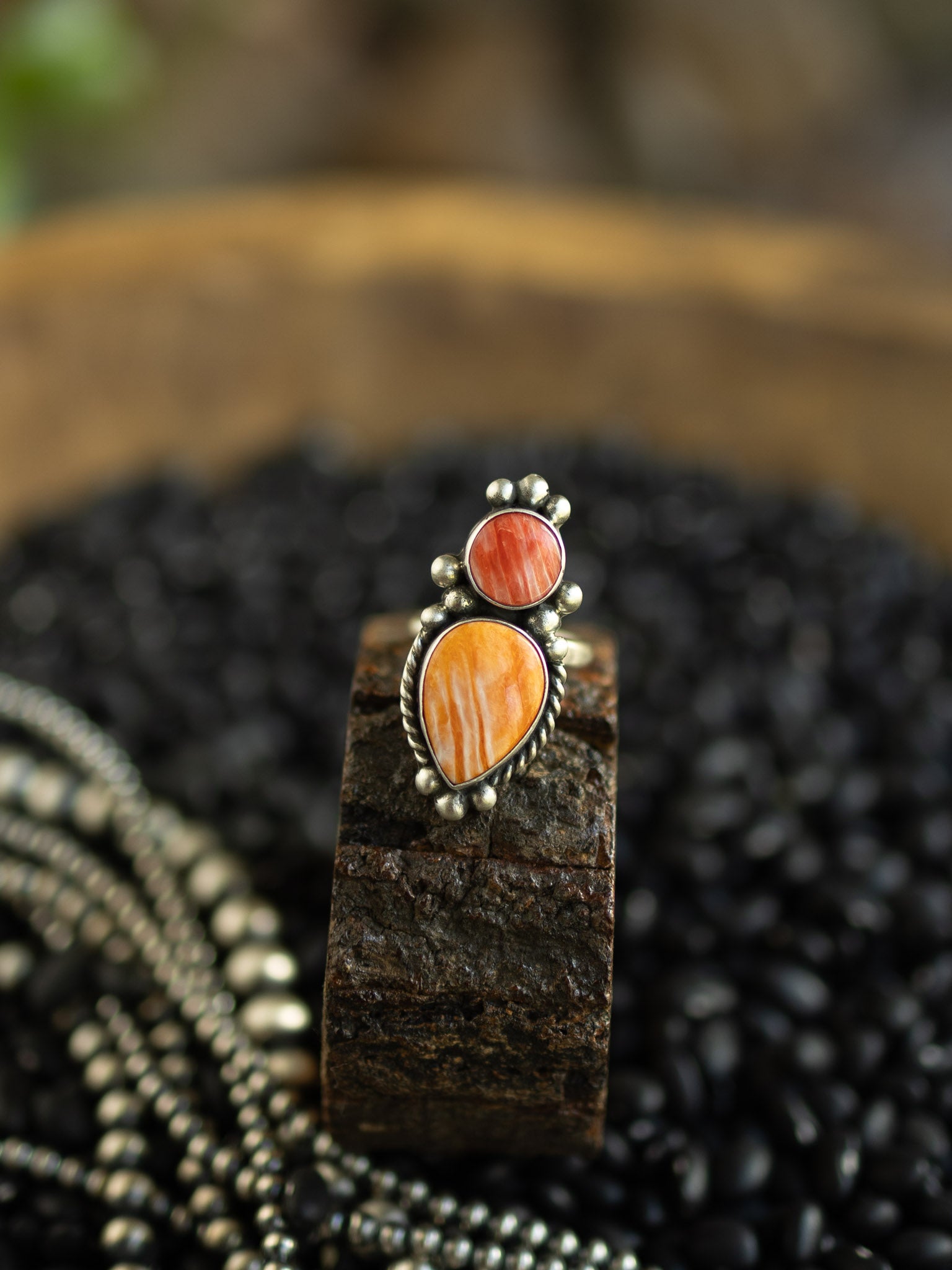Shop Spiny Oyster Calli Co. Silver Dennis TX Tagged Rings