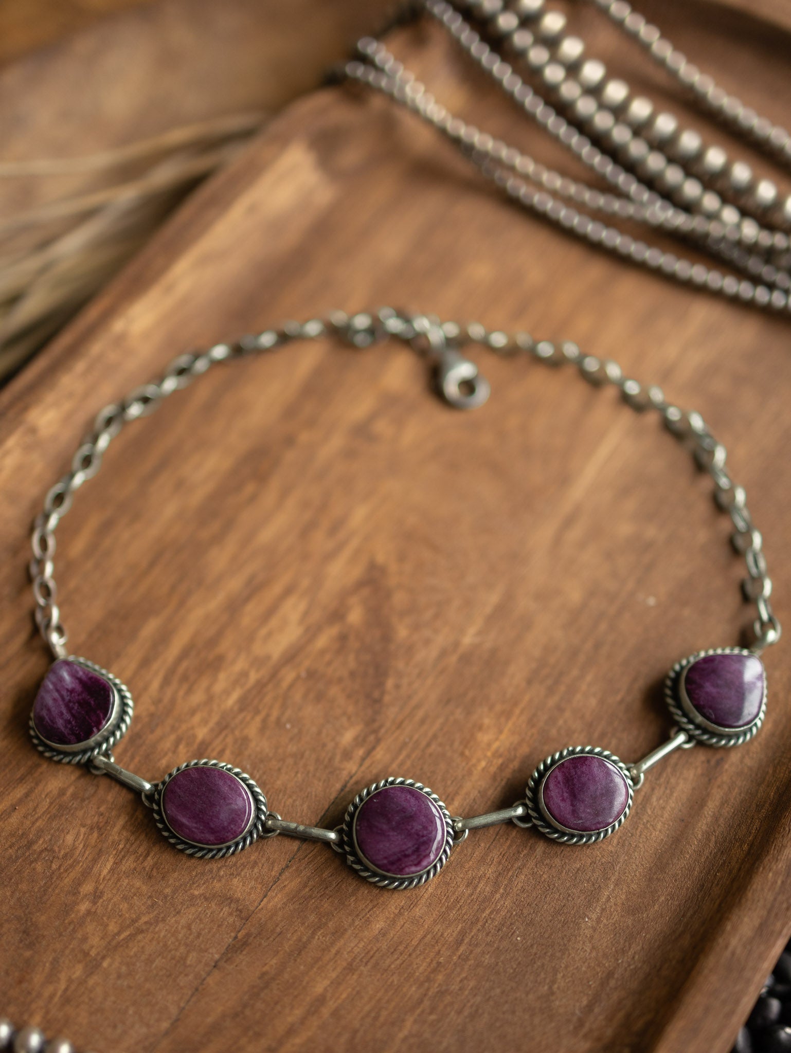 Purple stone used in native american jewelry deals