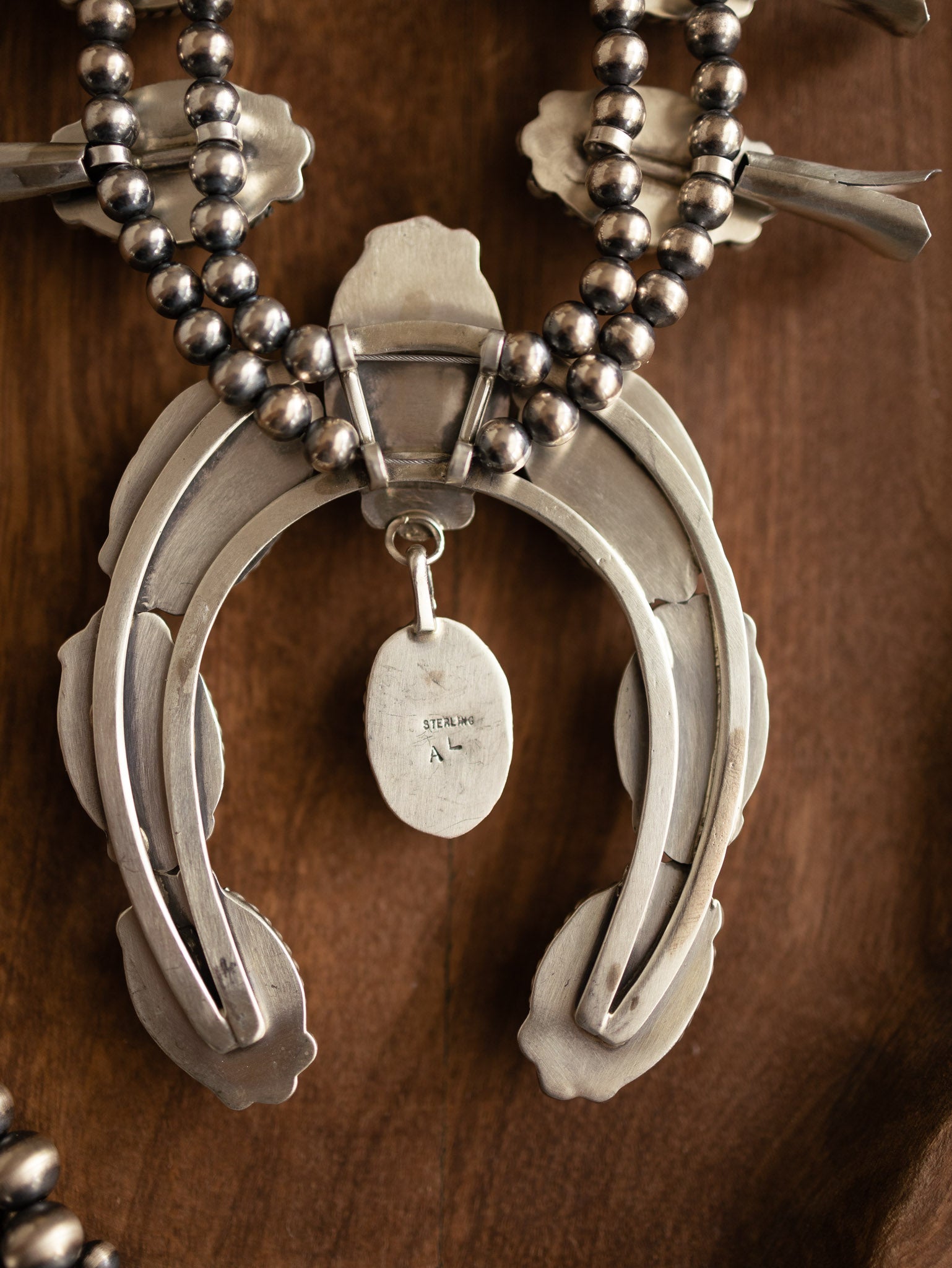 Women's Navajo Handmade Heirloom Necklace | Calli Co Silver