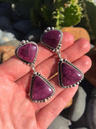 The Glendale Earrings, 7-Earrings-Calli Co., Turquoise and Silver Jewelry, Native American Handmade, Zuni Tribe, Navajo Tribe, Brock Texas