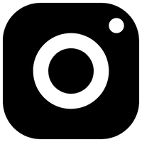 Instagram icon in black