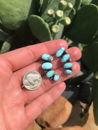 The Nora Earrings, 2-Earrings-Calli Co., Turquoise and Silver Jewelry, Native American Handmade, Zuni Tribe, Navajo Tribe, Brock Texas